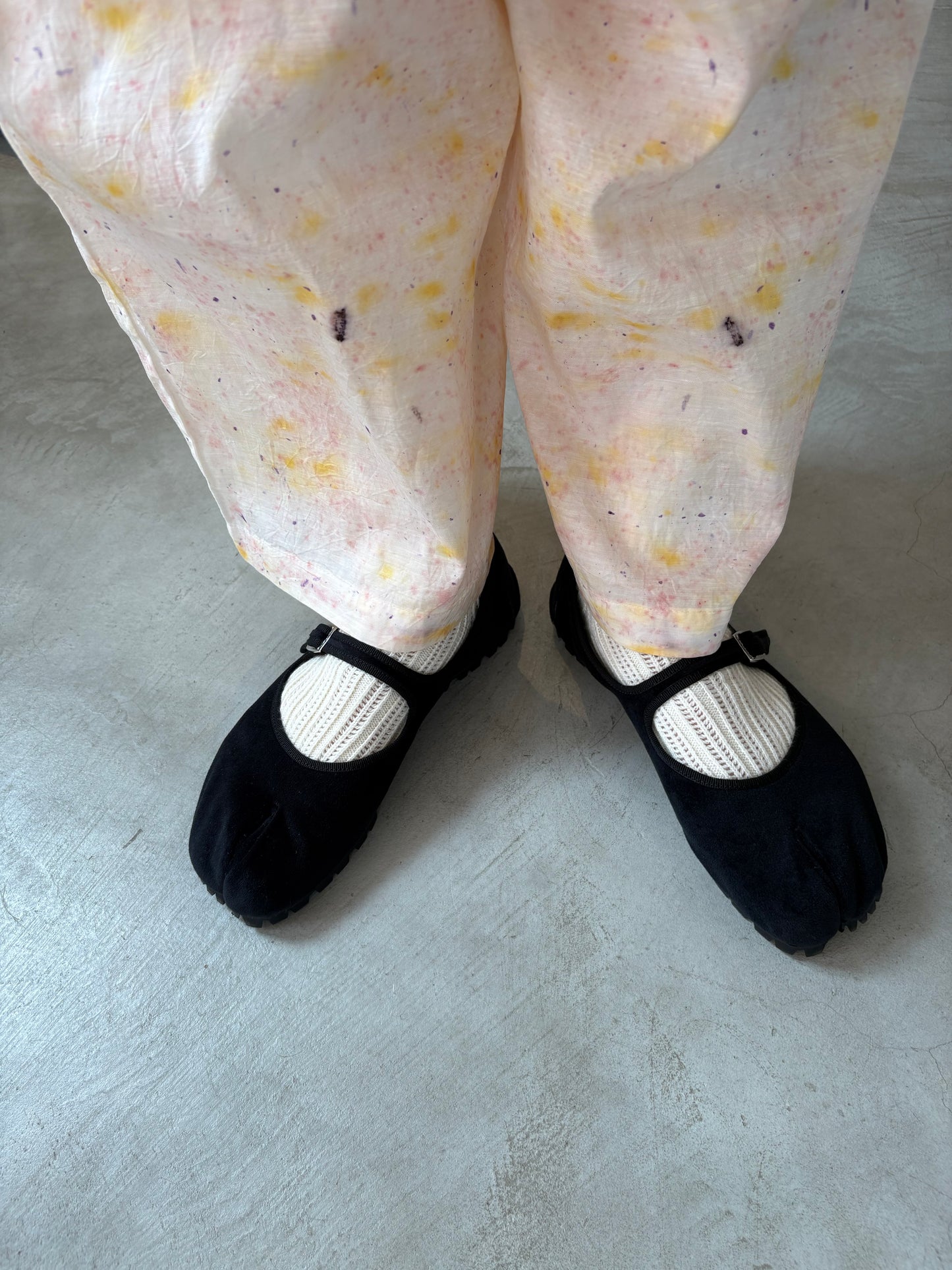 Oo//bundle dyeワイドイージーパンツ