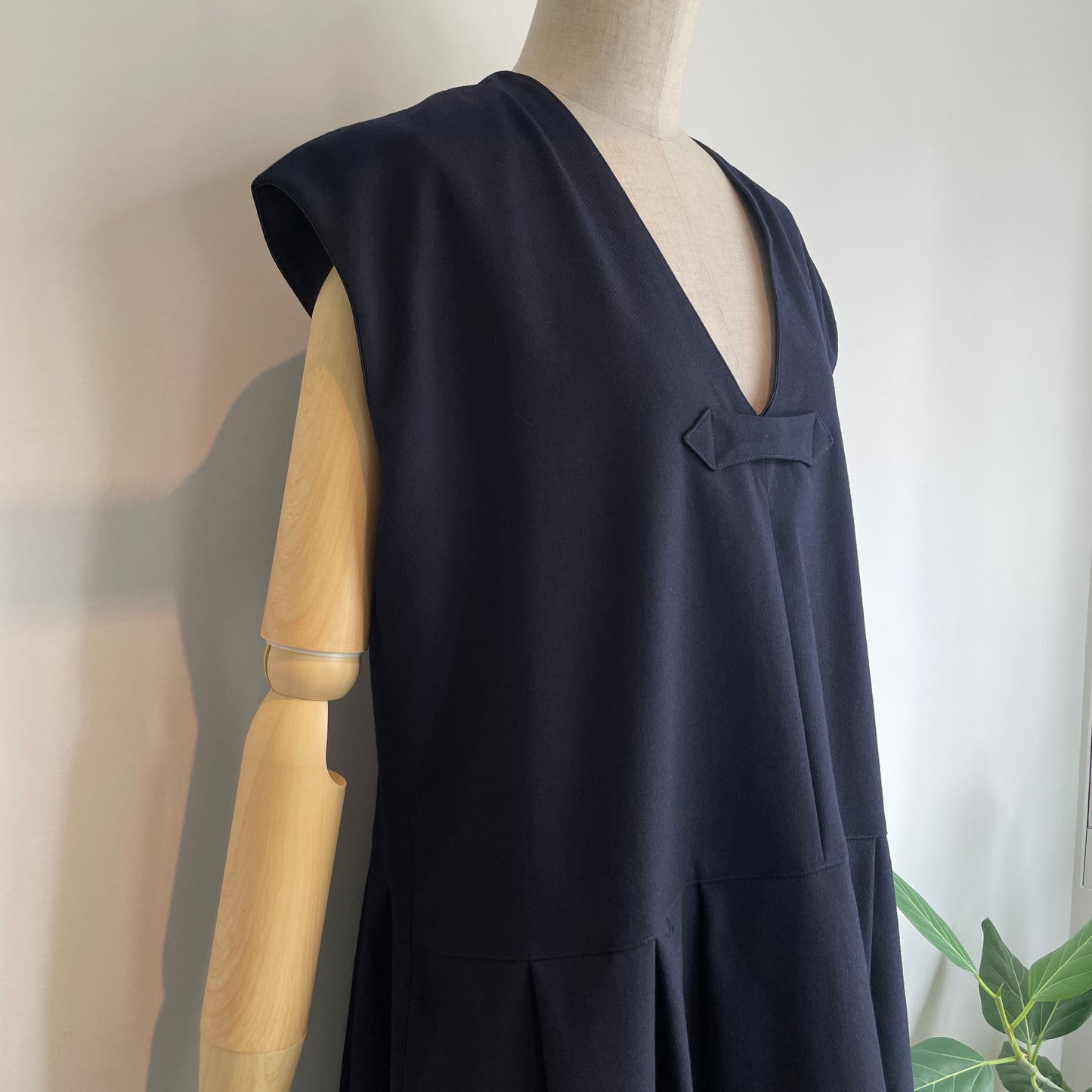 ASEEDONCLOUD //Study uniform dress(Chimney ash wool) 252301