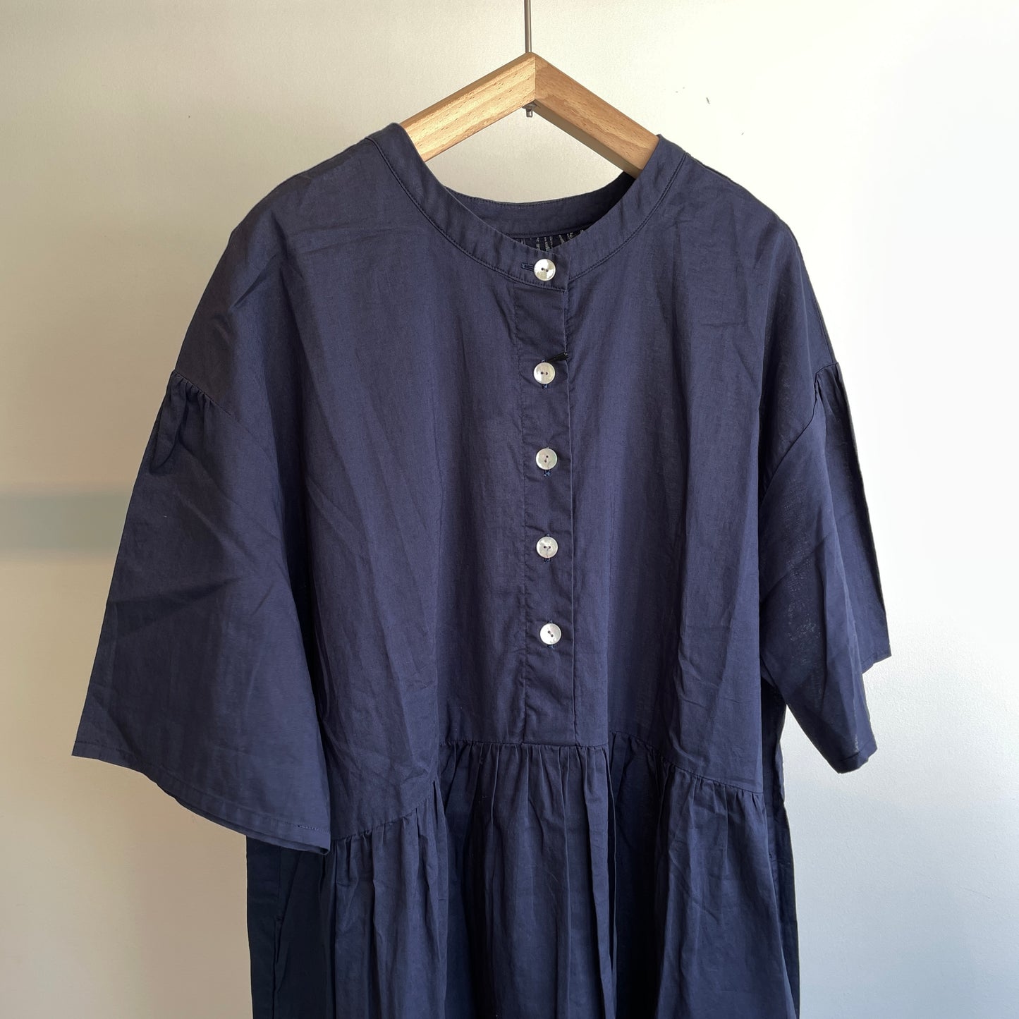 handsofcreation//60/-綿麻リネンローンクルーN2way OP 01530116