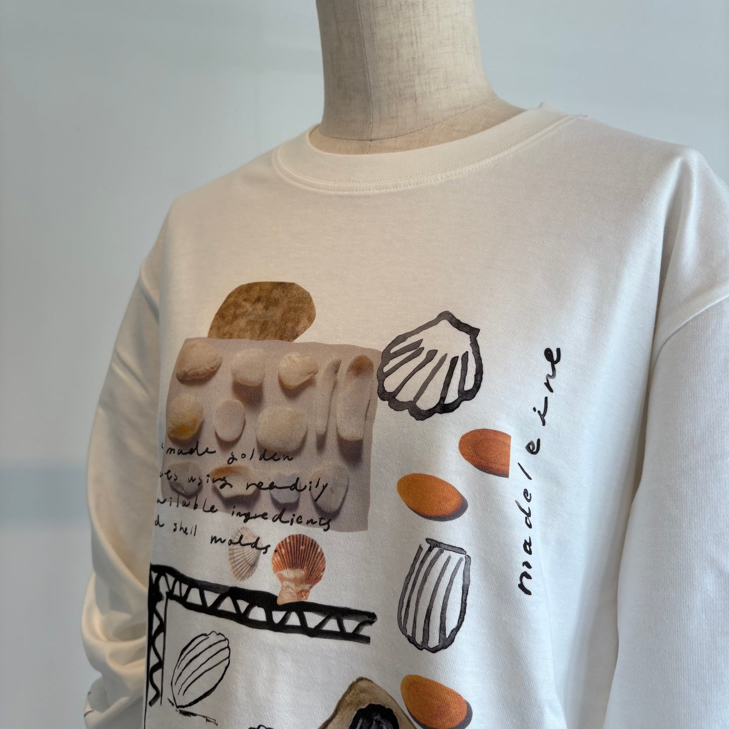 Sweet Little Nothing//madeleine ロングスリーブTシャツ(Mサイズ)