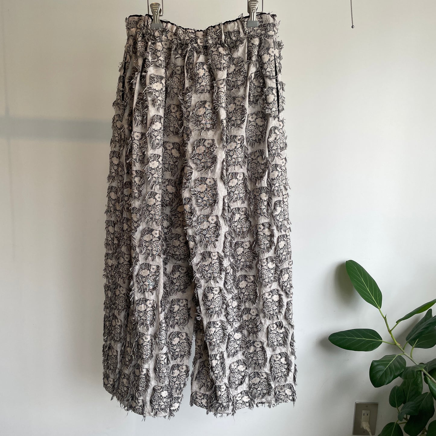 qiri //花野風 jacquard wide pants 6301PT004252