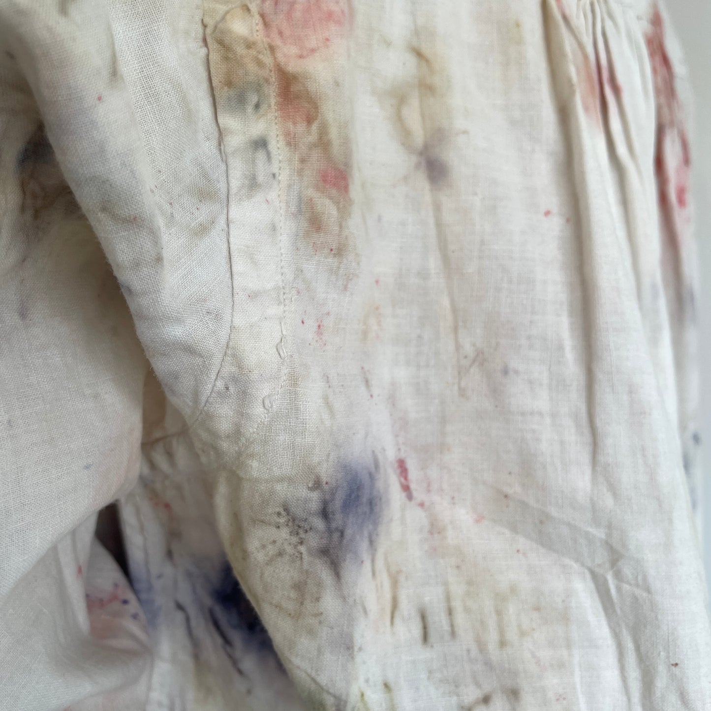 Oo//vintage ロングシャツ OP(ice dye)