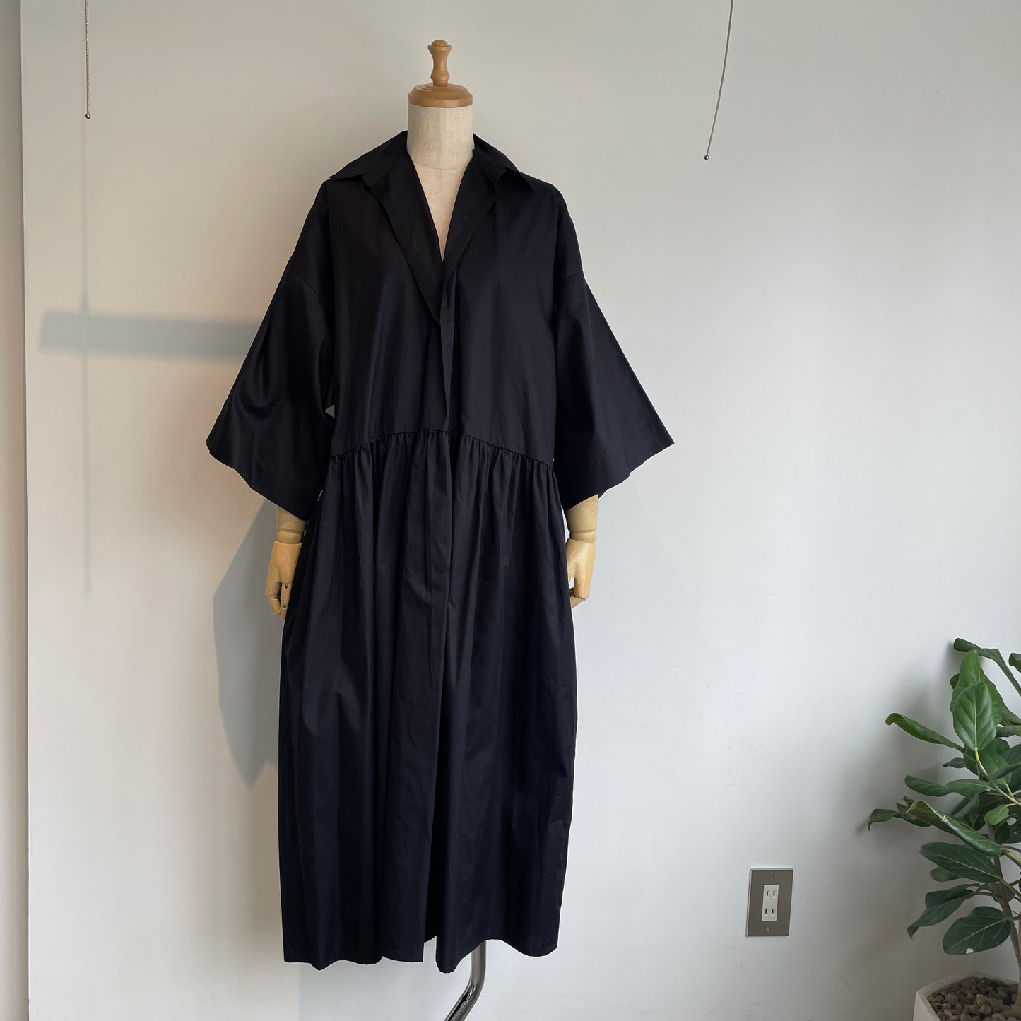NATIVE VILLAGE//Night veil ワイドスリーブワンピース 31251-03311