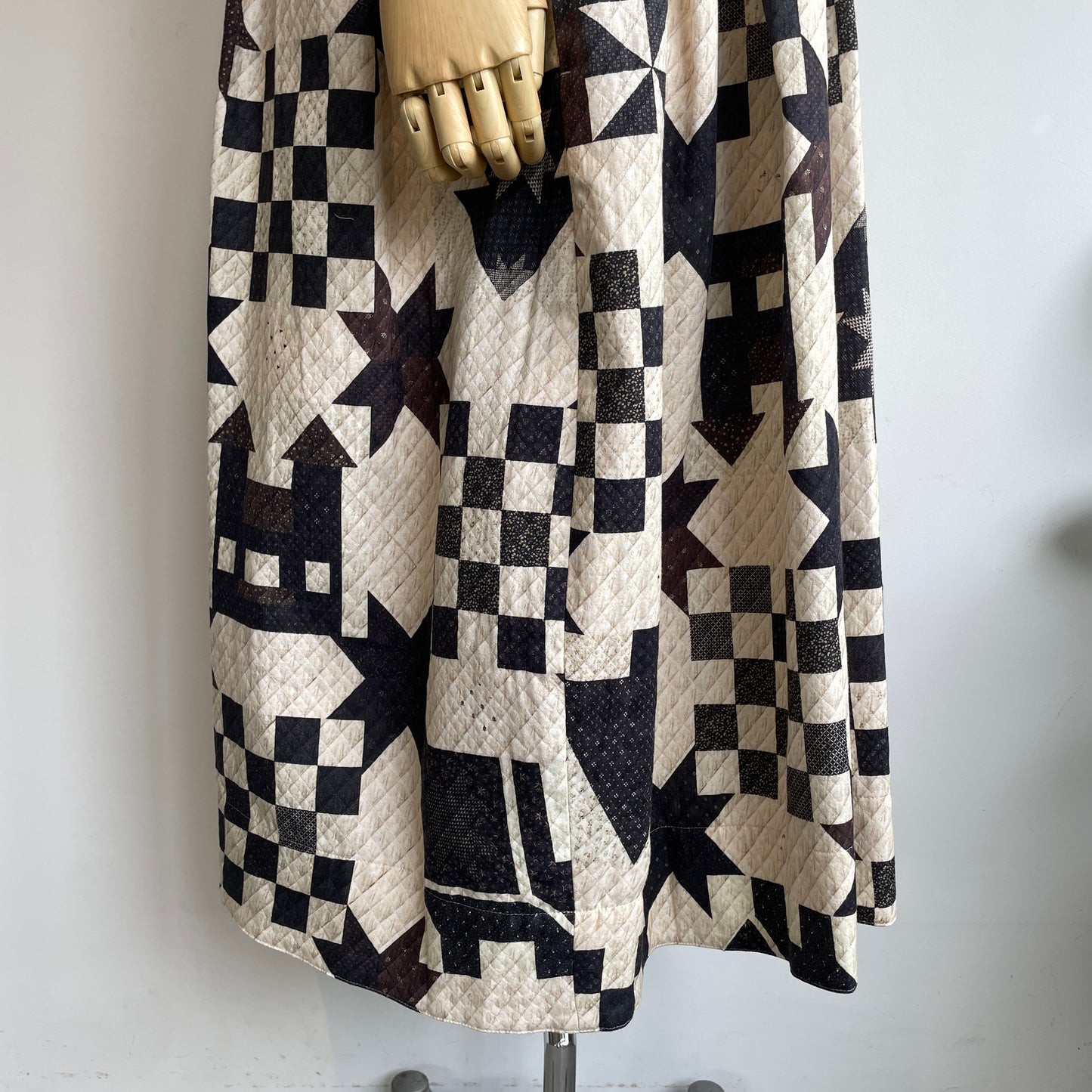 ASEEDONCLOUD //Study uniform dress(Map quit print) 252302