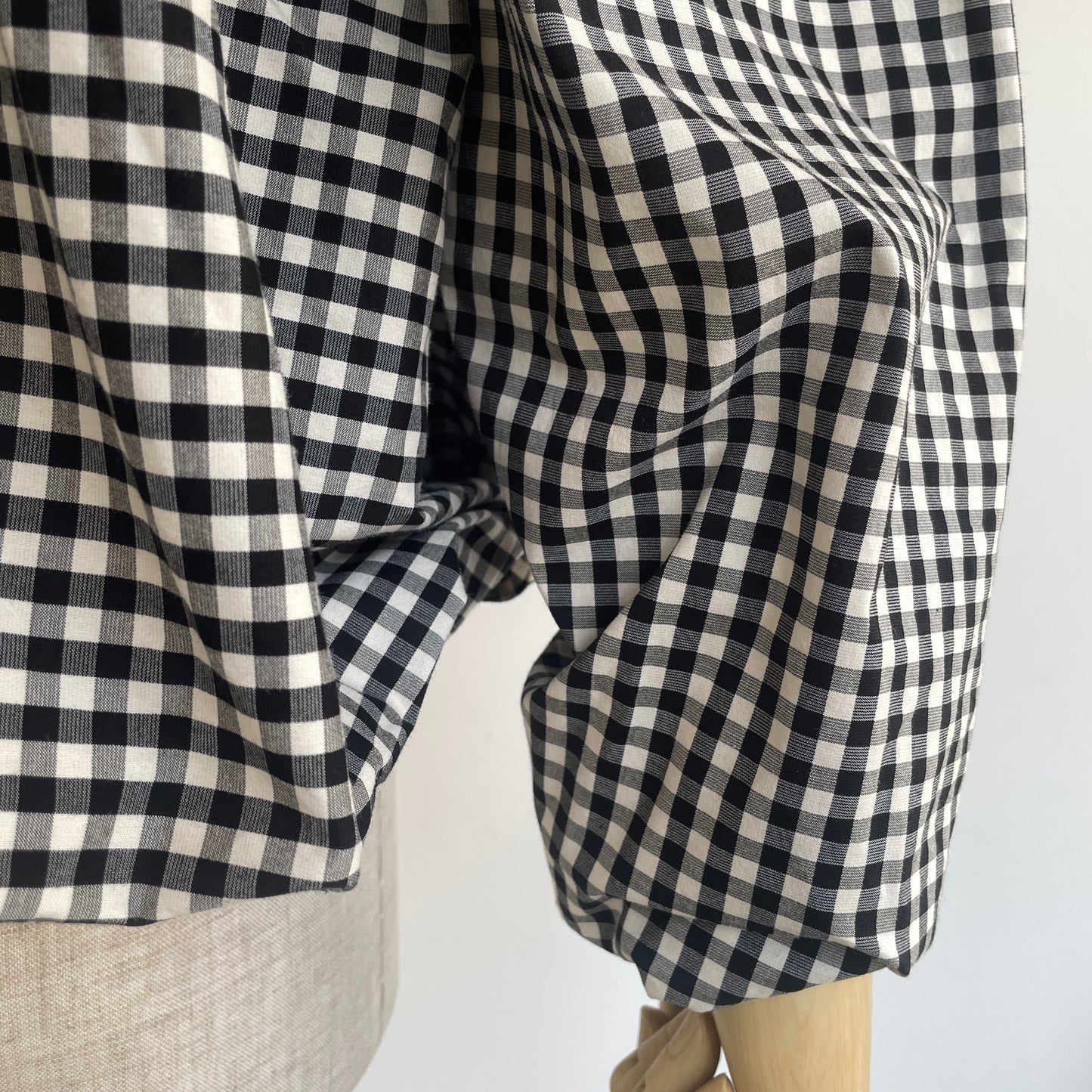 HAVERSACK //コットンシルクギンガムチェックZIPブルゾン 872624