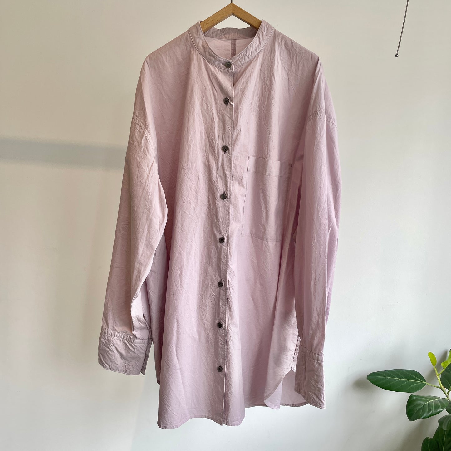 yuni //コットンキャッチワッシャーmoe sleeves バックリボン ブラウス 1701BL001252