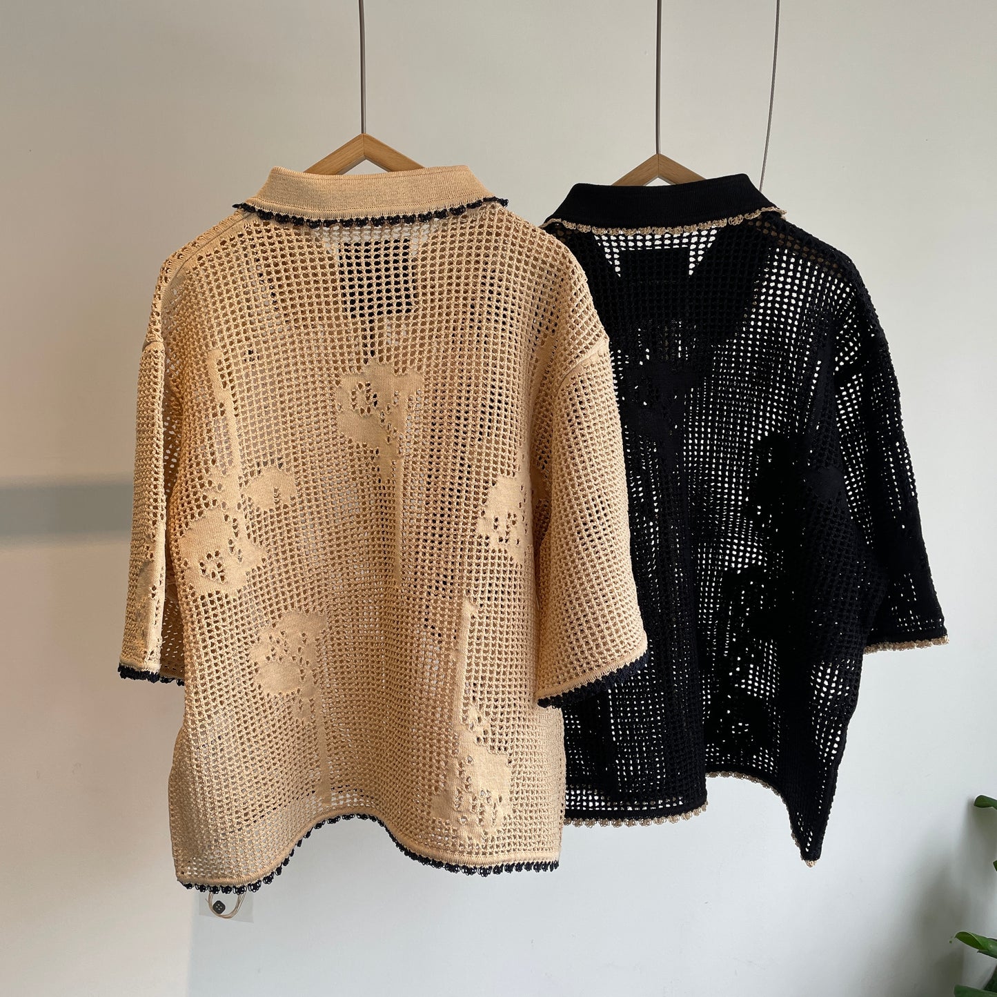 NATIVE VILLAGE//Shade ニットポロシャツ 31253-15207