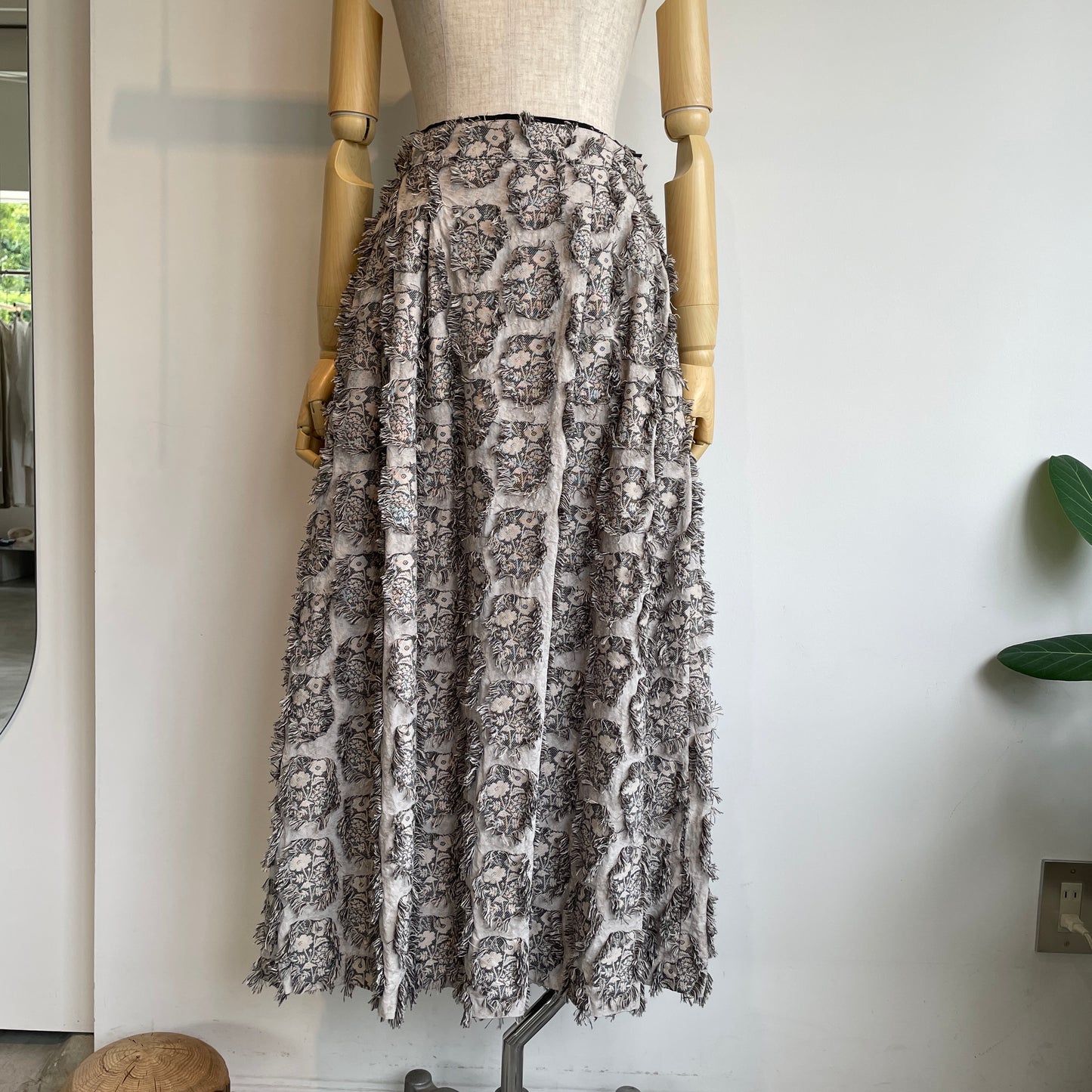 qiri //花野風 jacquard skirt 6301SK001252