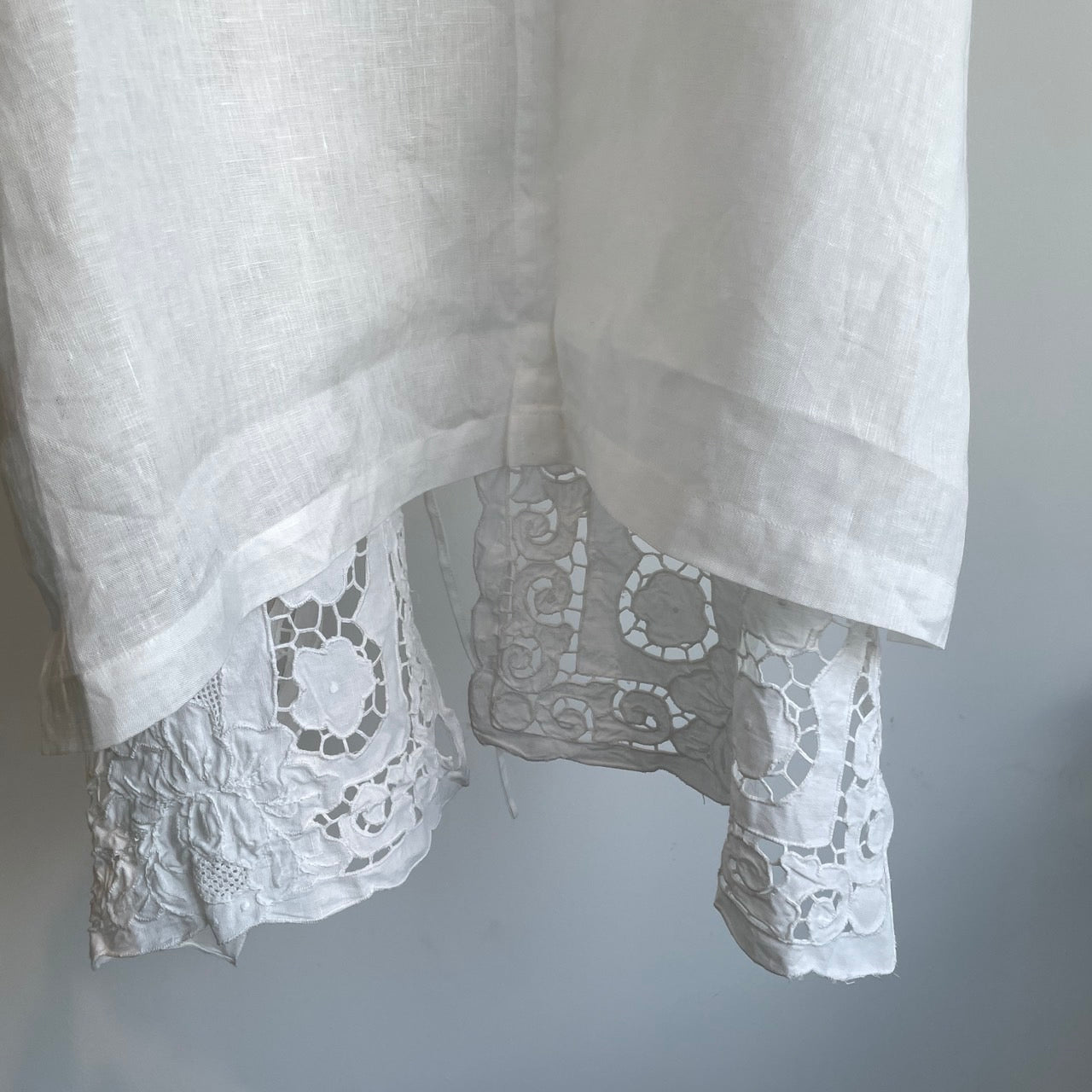 heriter//cutwork parts gilet H0-00-3029