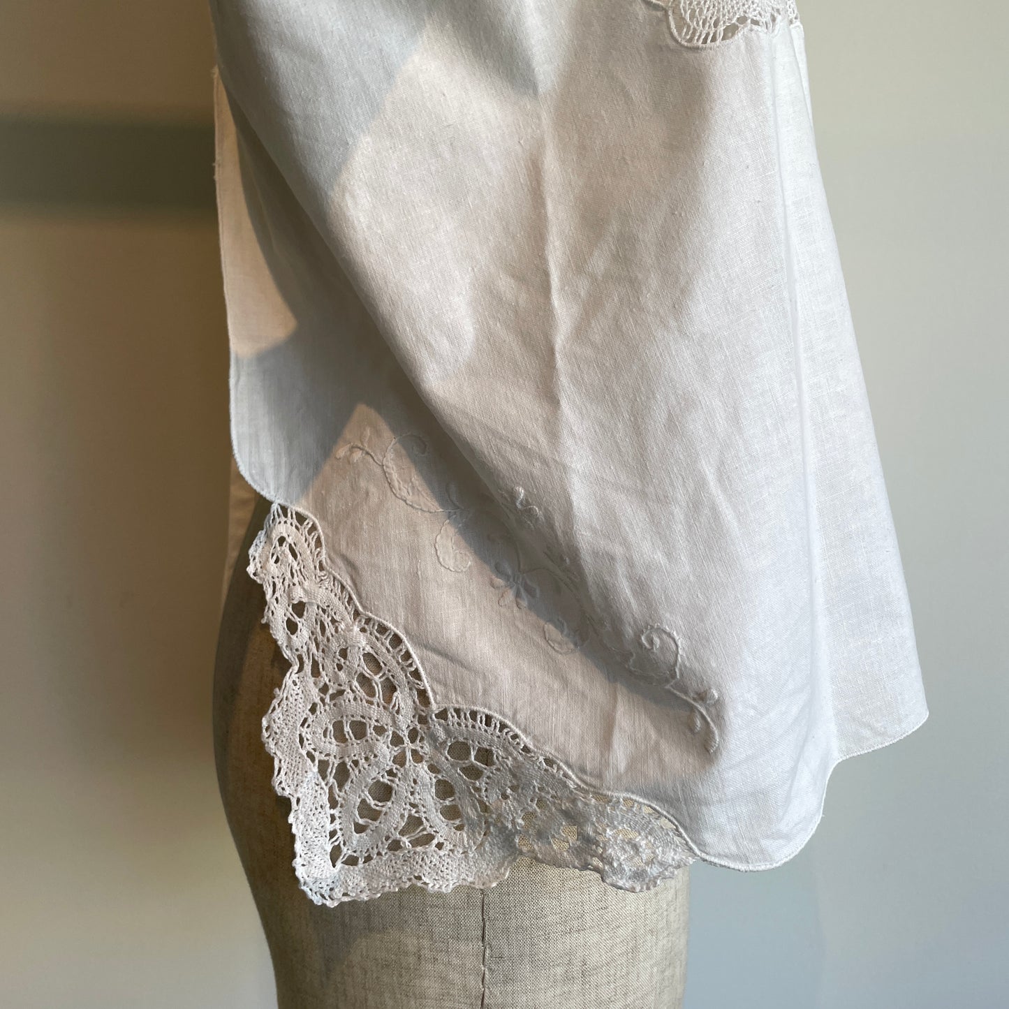 Heriter //bobbin lace tablecloth camisole H0-00-3061