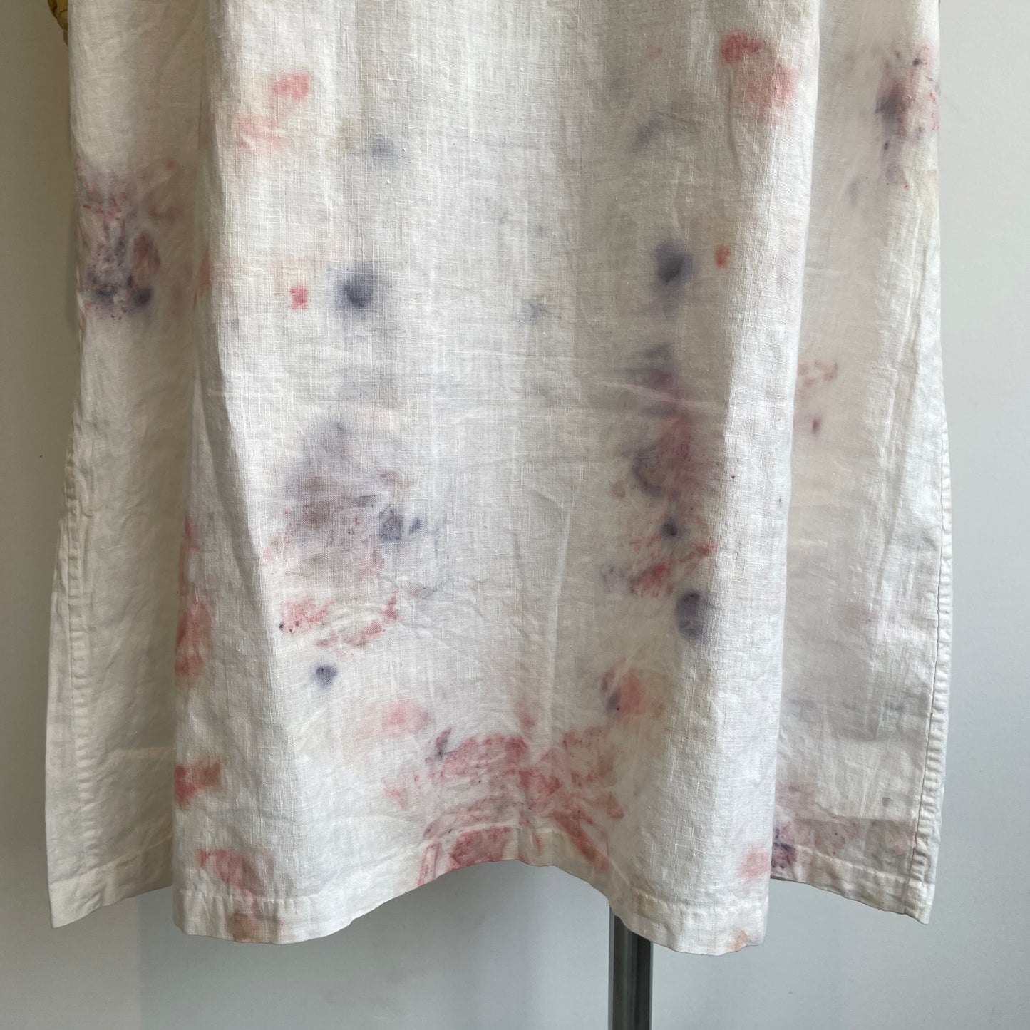 Oo//vintage ロングシャツ OP(ice dye)