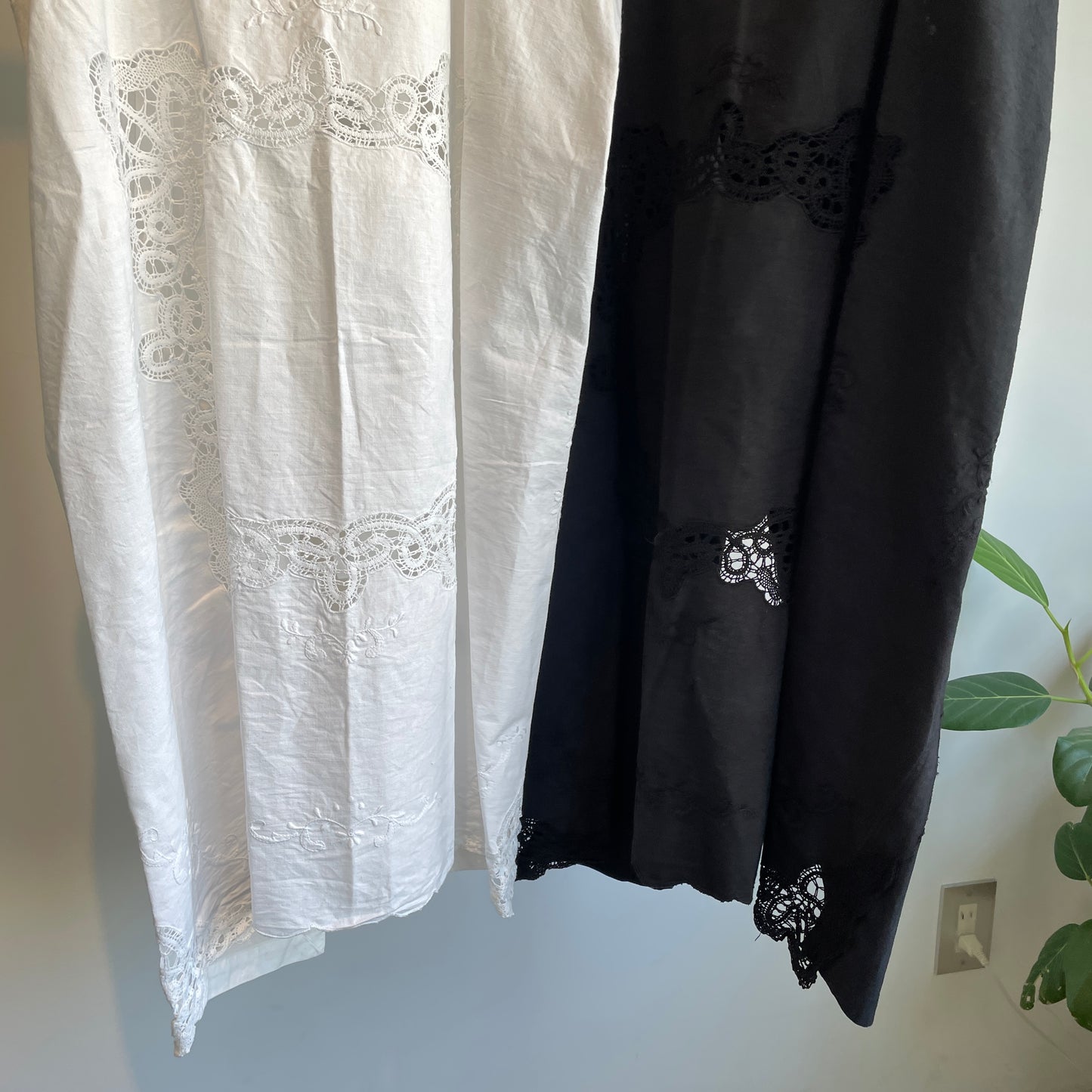 Heriter //bobbin lace tablecloth aprondress H0-00-7046