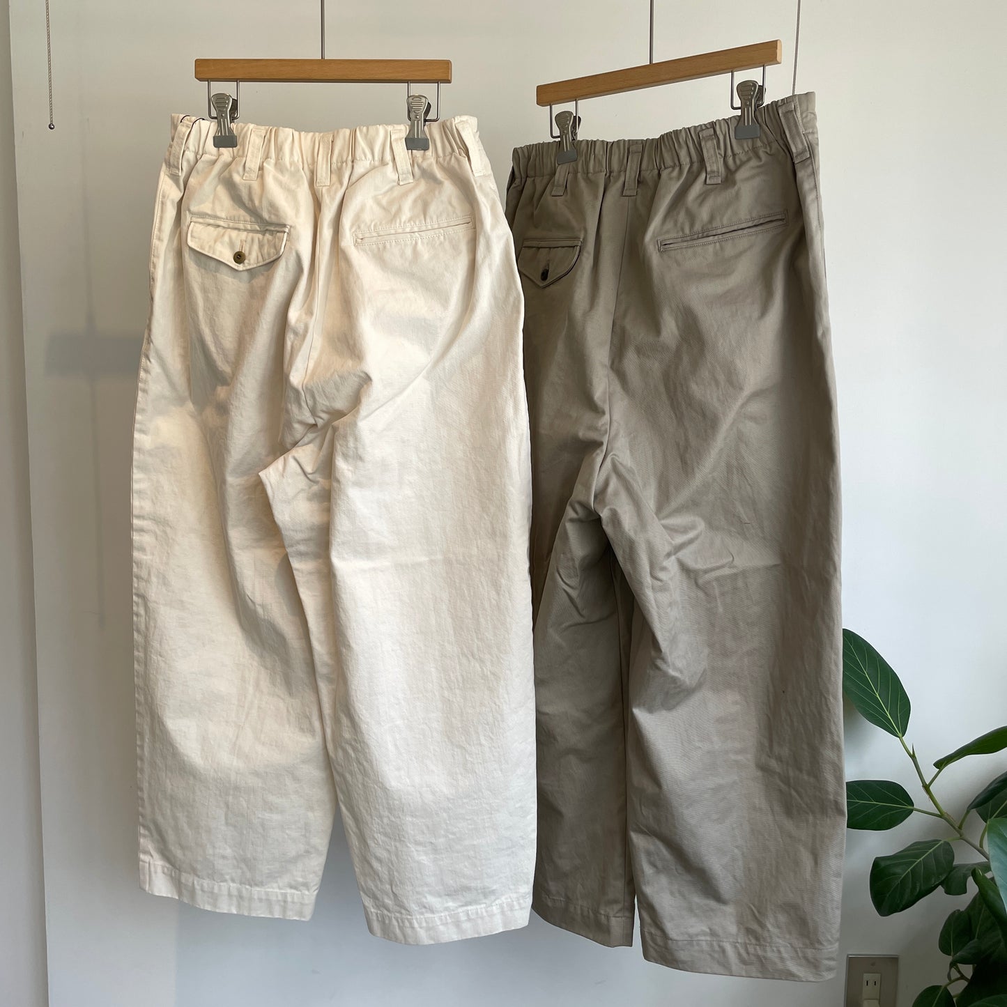 handsofcreation//KAYANUCotton VintageClothテーパードチノPT 02540316