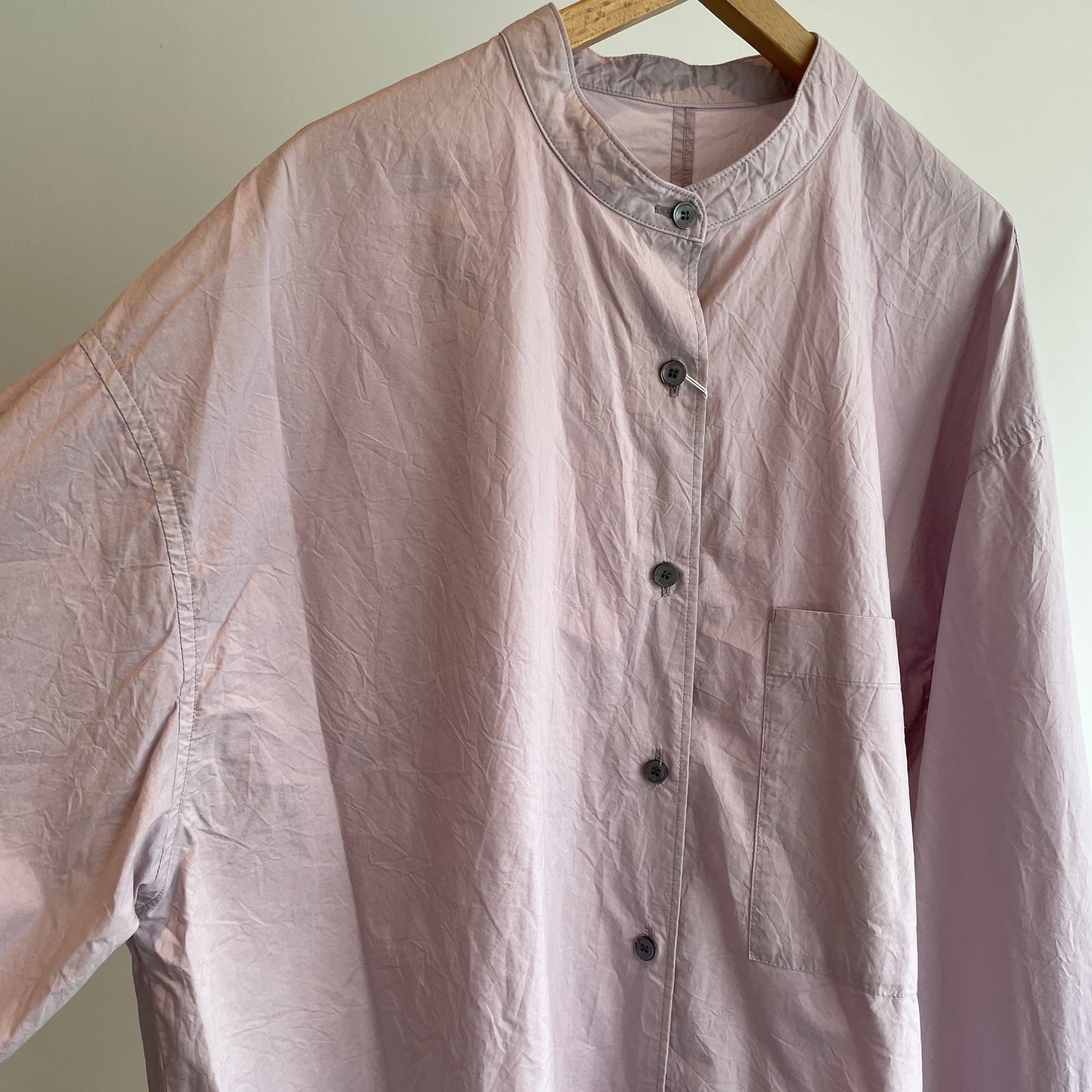 yuni //コットンキャッチワッシャーmoe sleeves バックリボン ブラウス 1701BL001252