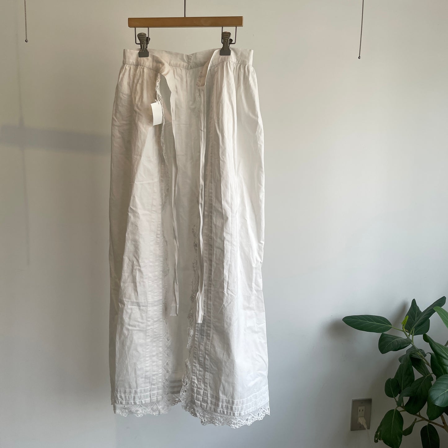 Oo//vintage レースエプロンSK