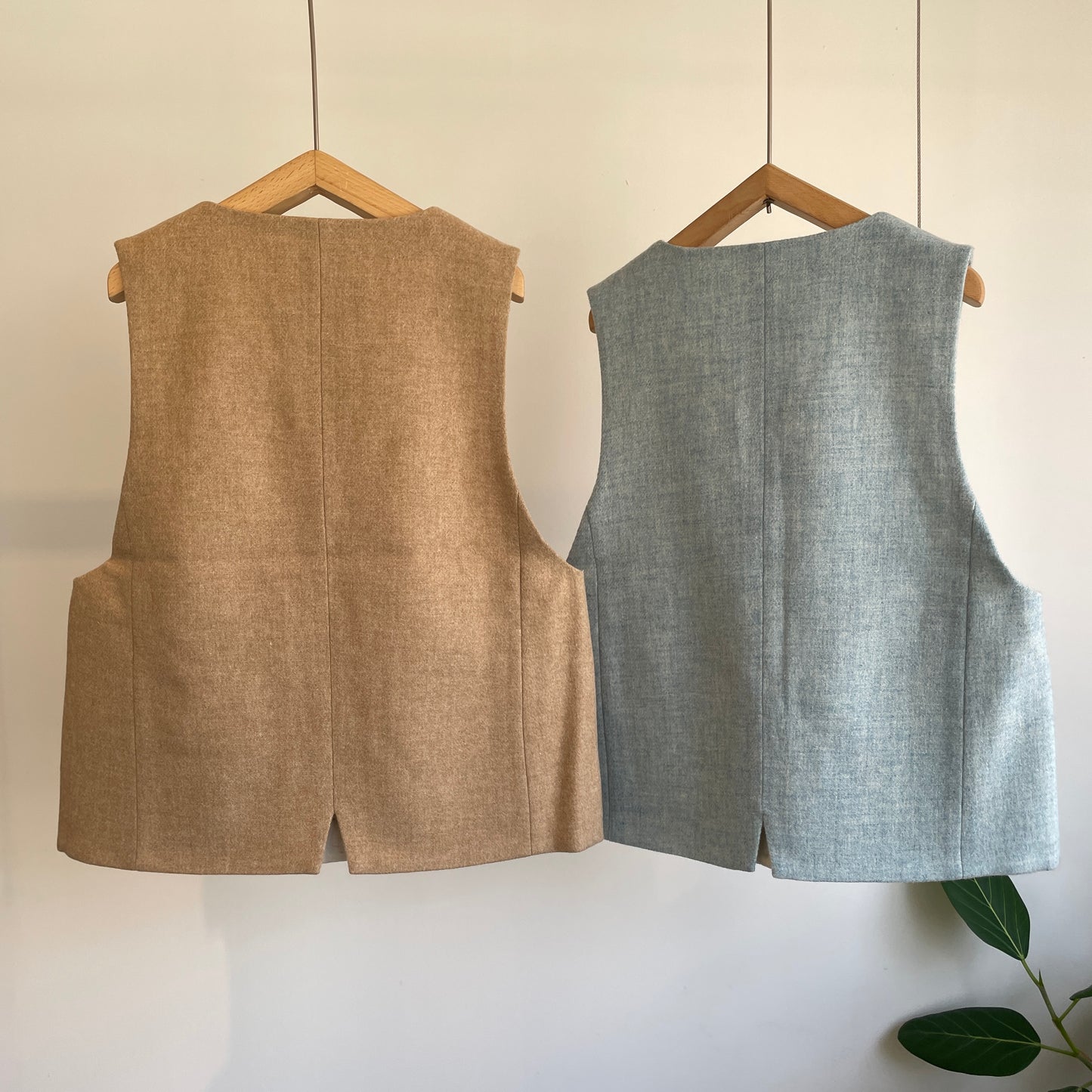 handsofcreation//英国羊毛ツイードVEST 02540409