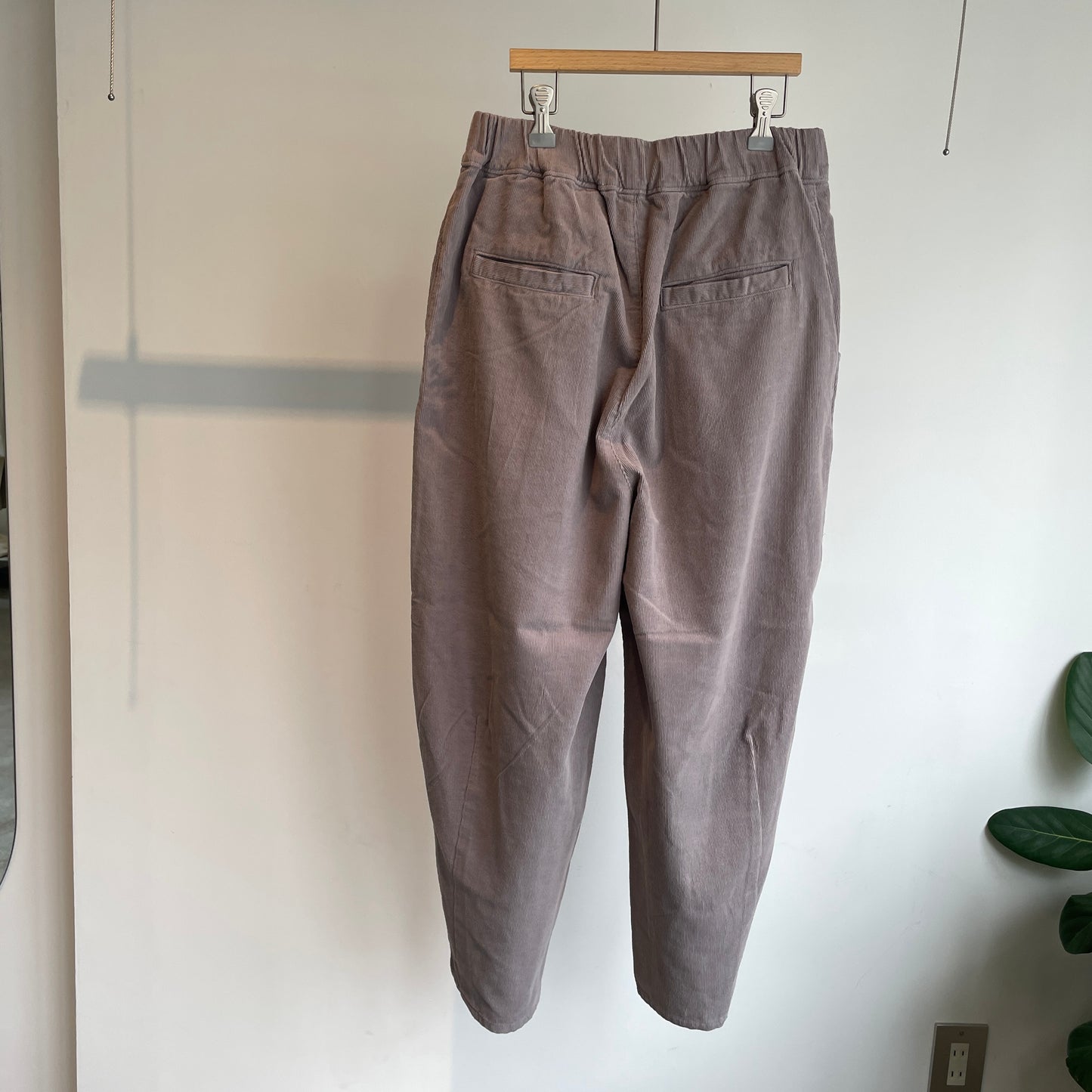 handsofcreation//16Wコール東炊きオーバルパンツ 01540330