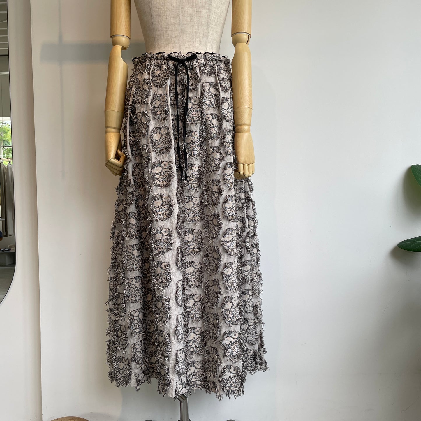 qiri //花野風 jacquard skirt 6301SK001252