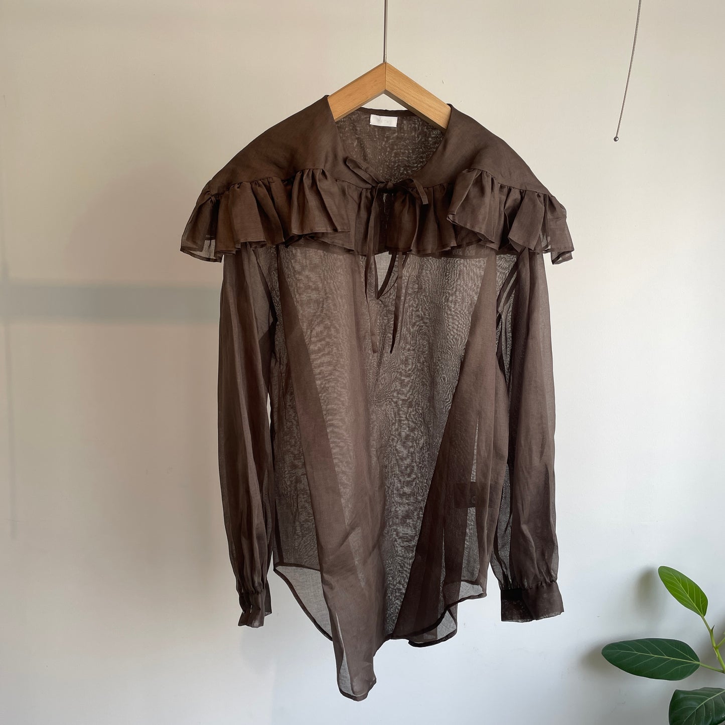 Heriter //fril collar blouse H0-00-3065