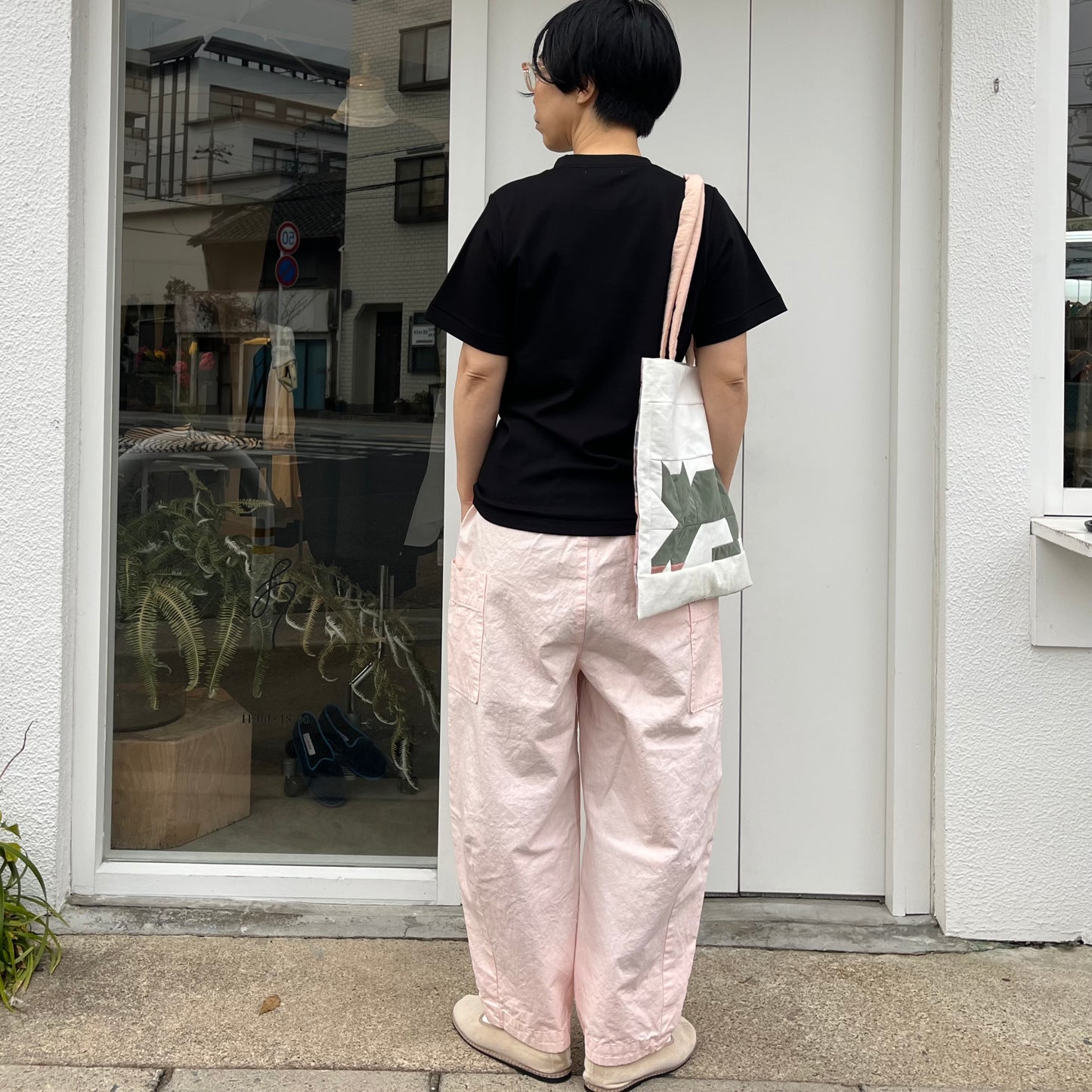 itochi //Suvin cotton smooth crew neck t-shirt