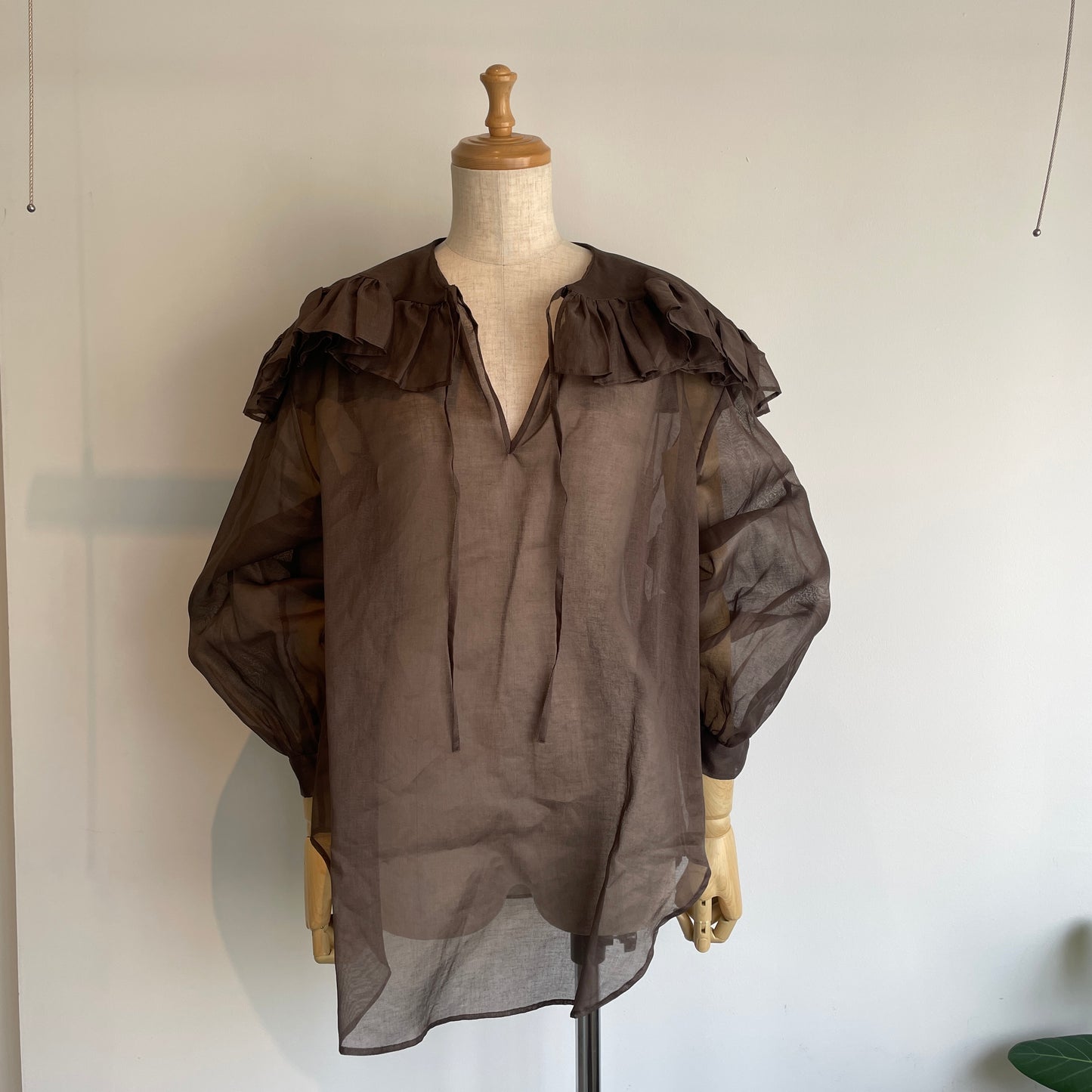 Heriter //fril collar blouse H0-00-3065