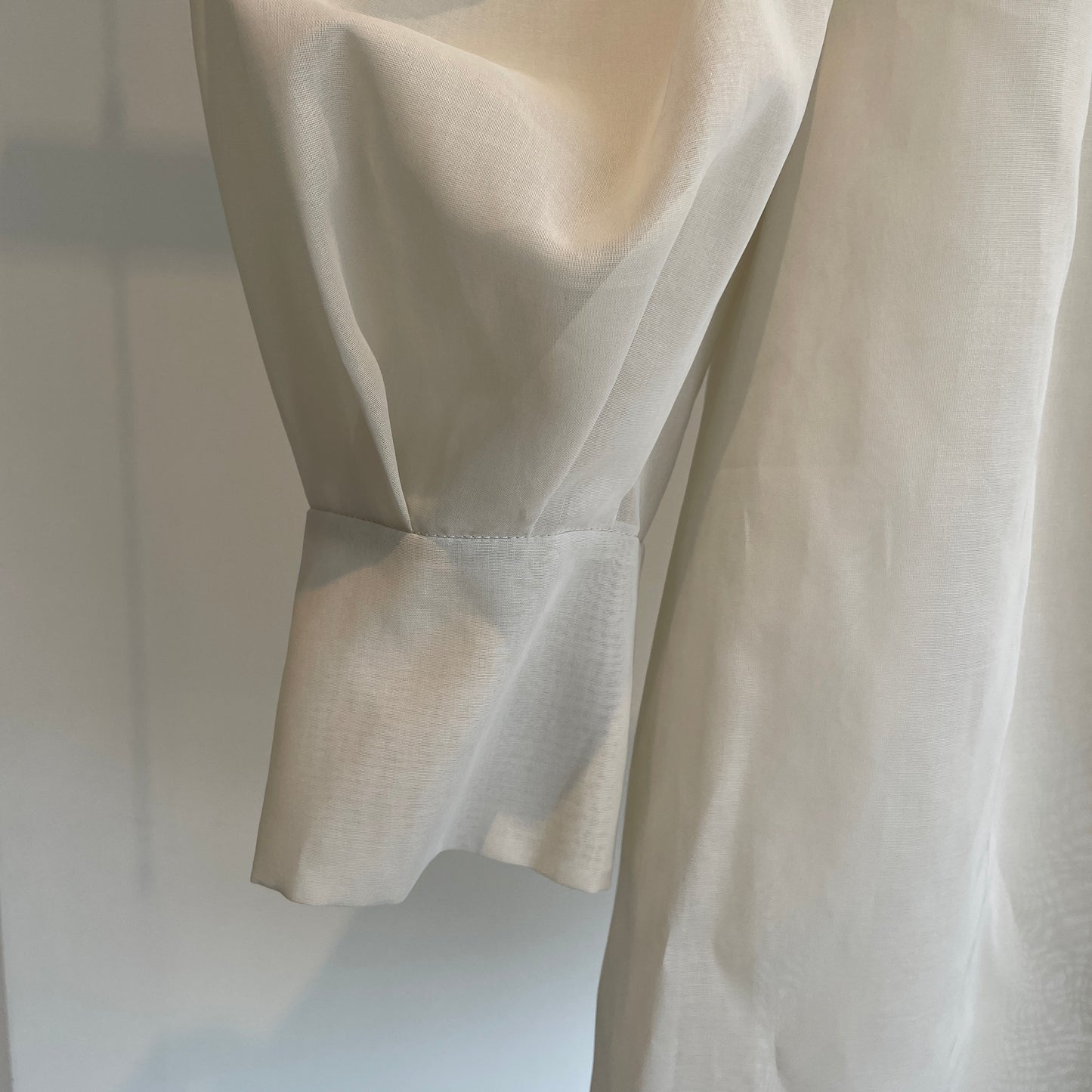 itochi //100/2 cotton organdy transparent blouse