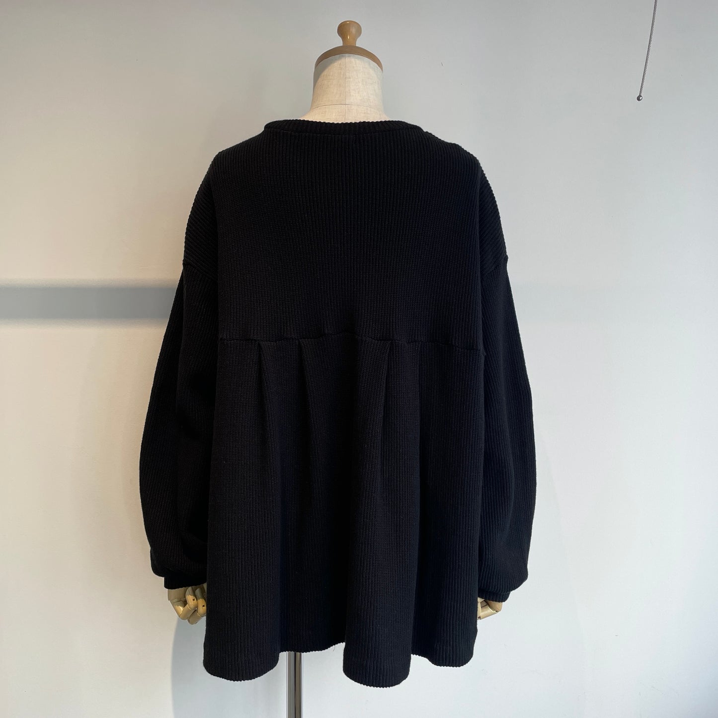 universaltissu//リブニット タックプルオーバー US250CT003