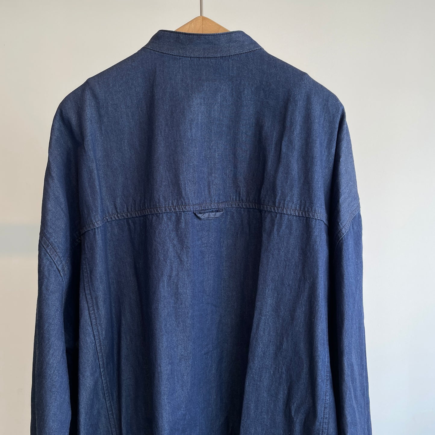 buoy//5.5OZLIGHT DENIM FRILL SHIRT 2701BL003252