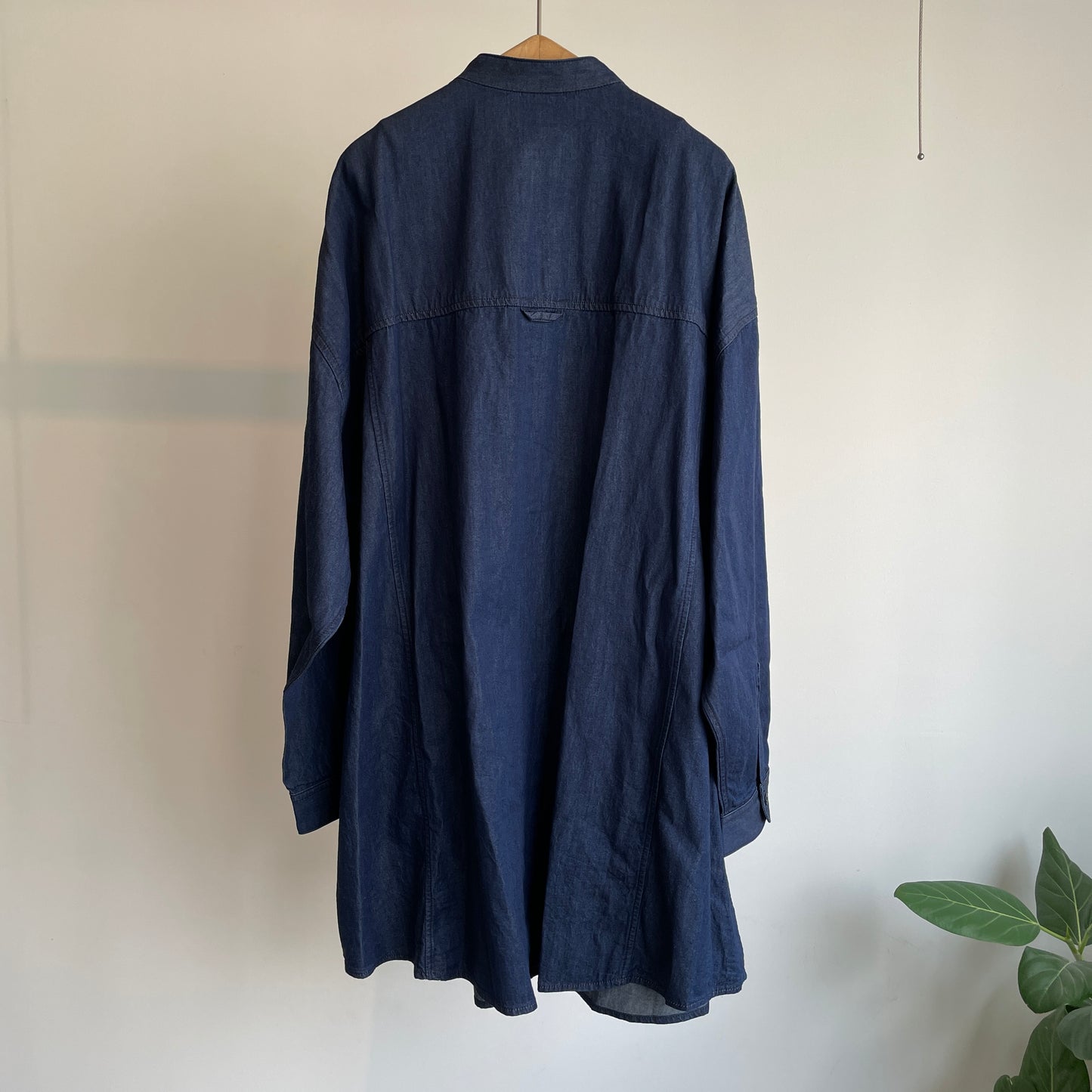 buoy//5.5OZLIGHT DENIM FRILL SHIRT 2701BL003252