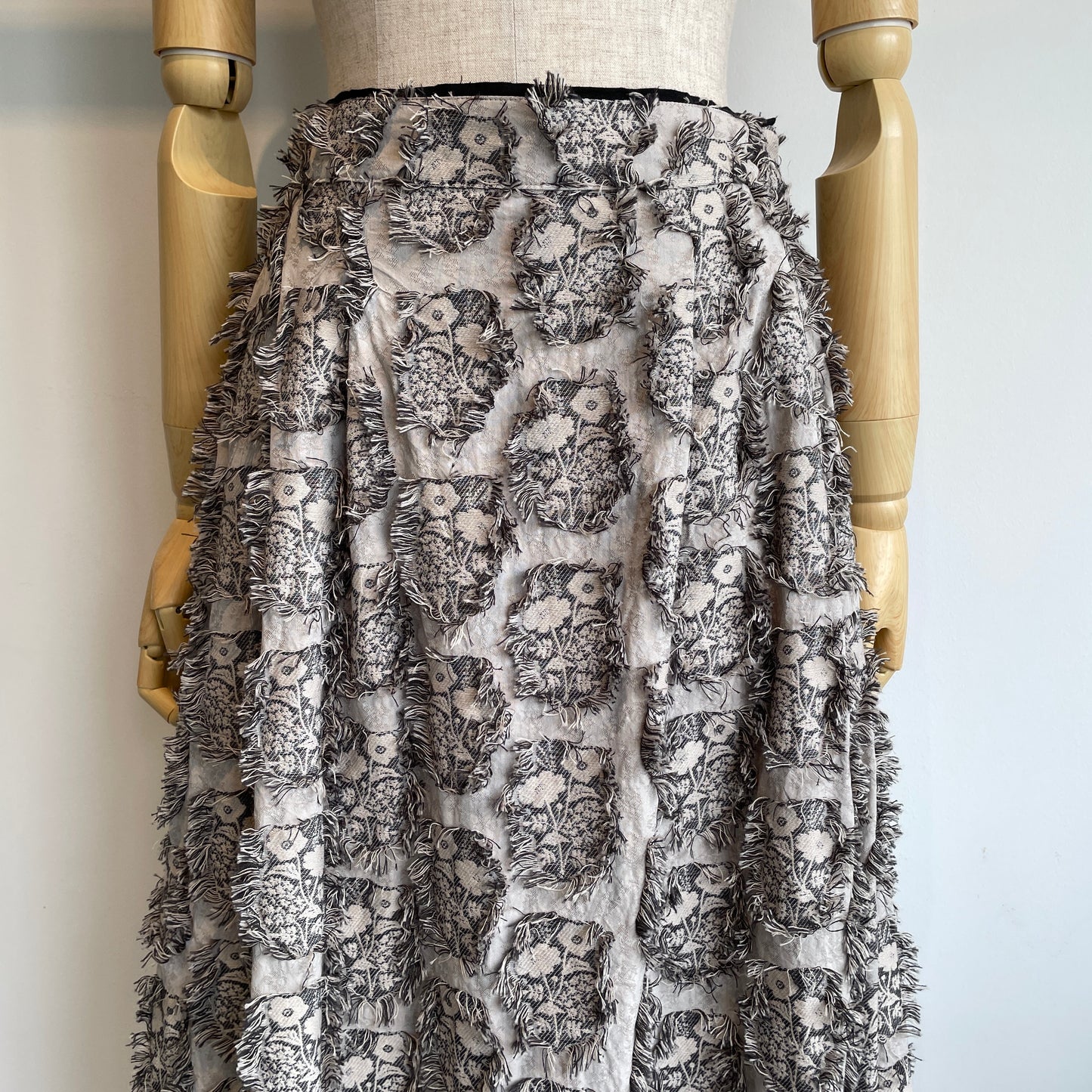 qiri //花野風 jacquard skirt 6301SK001252