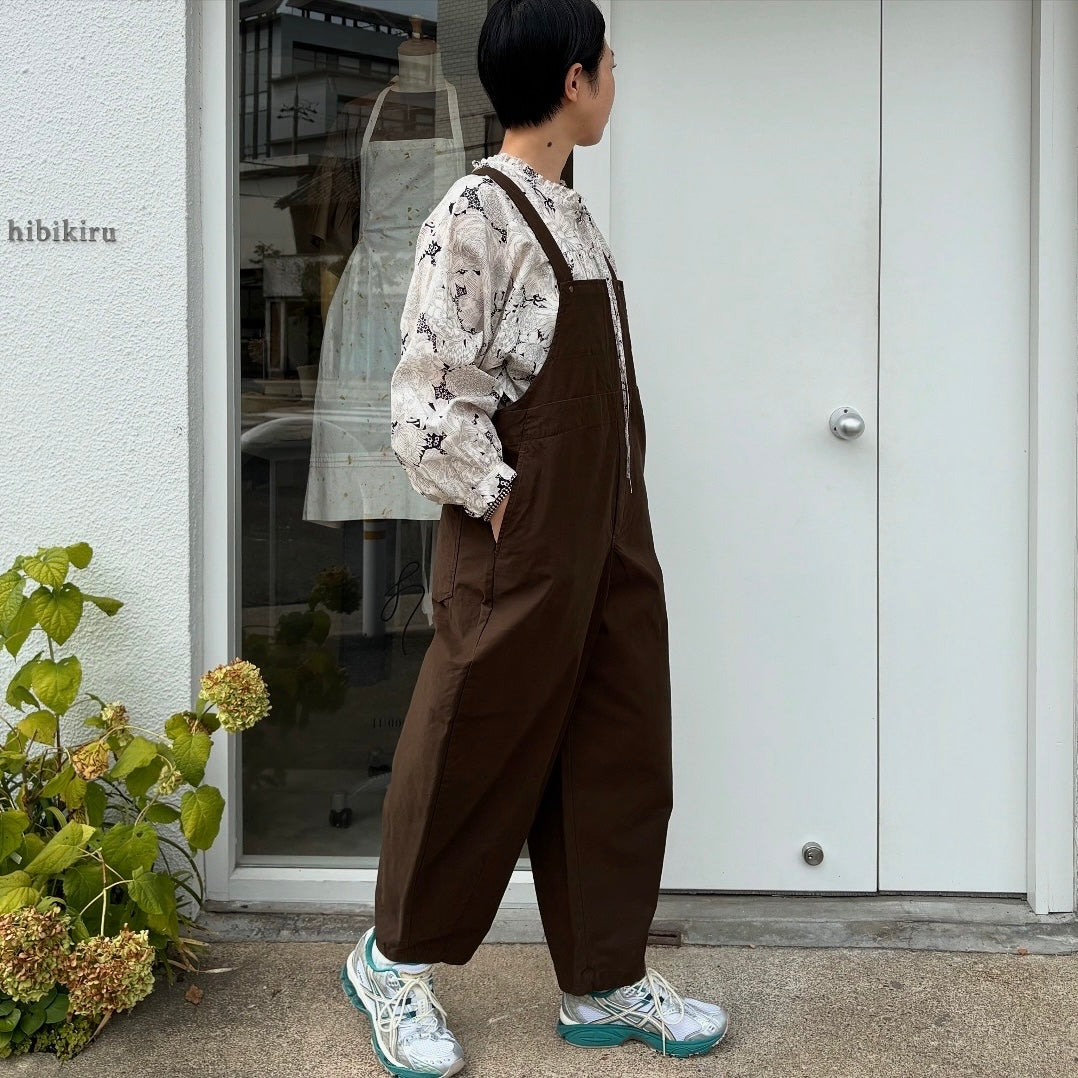 handsofcreation//モールスキンストレッチプレミアムピーチサロペット