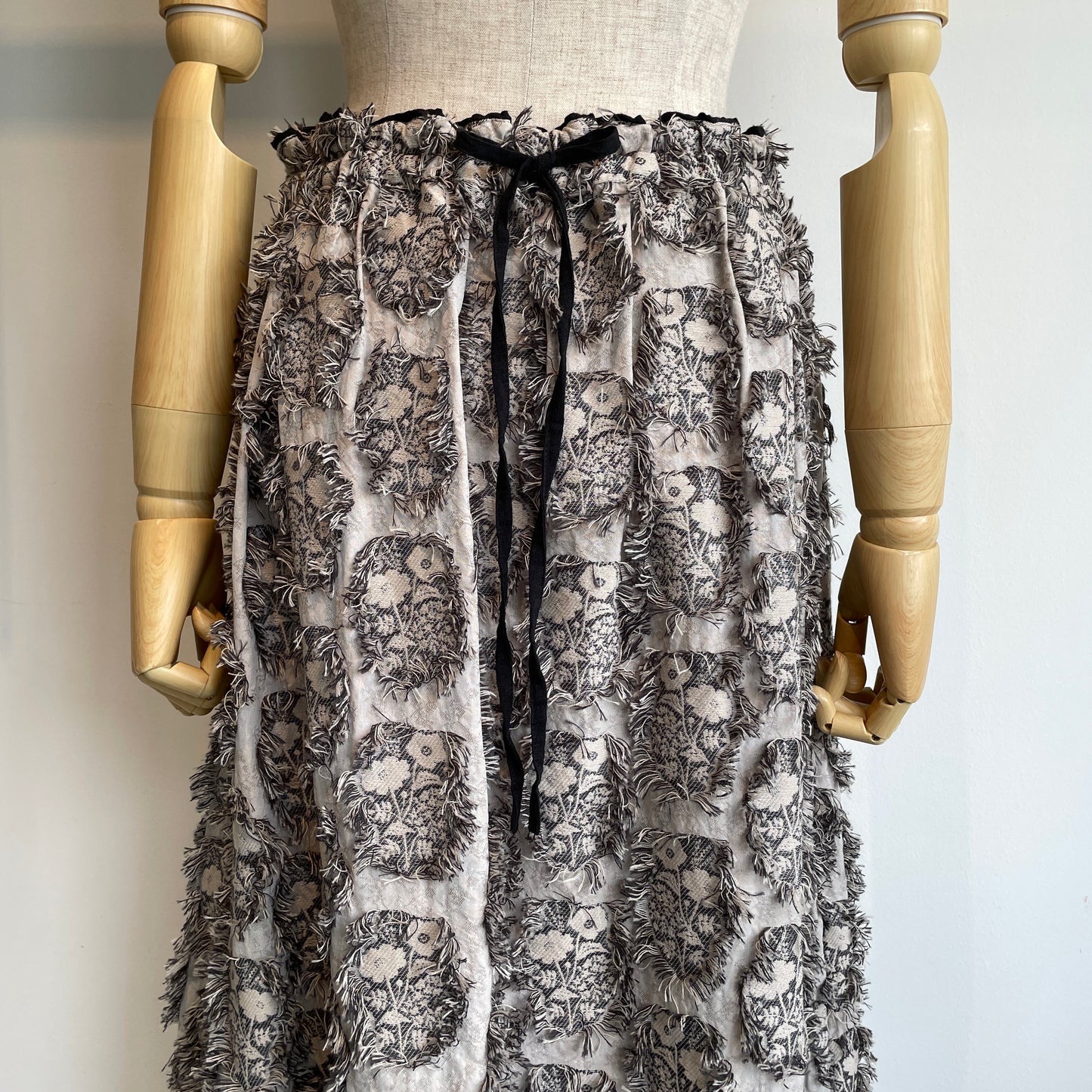 qiri //花野風 jacquard skirt 6301SK001252