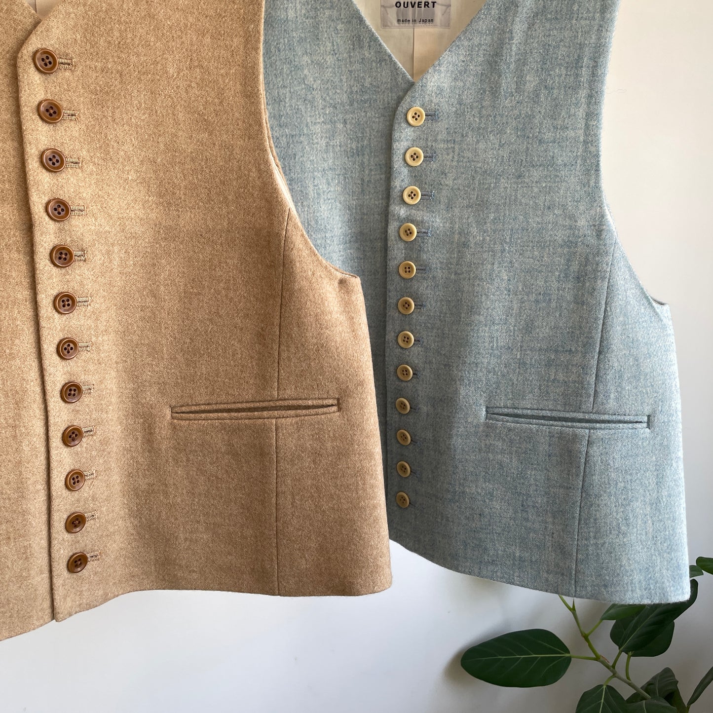 handsofcreation//英国羊毛ツイードVEST 02540409