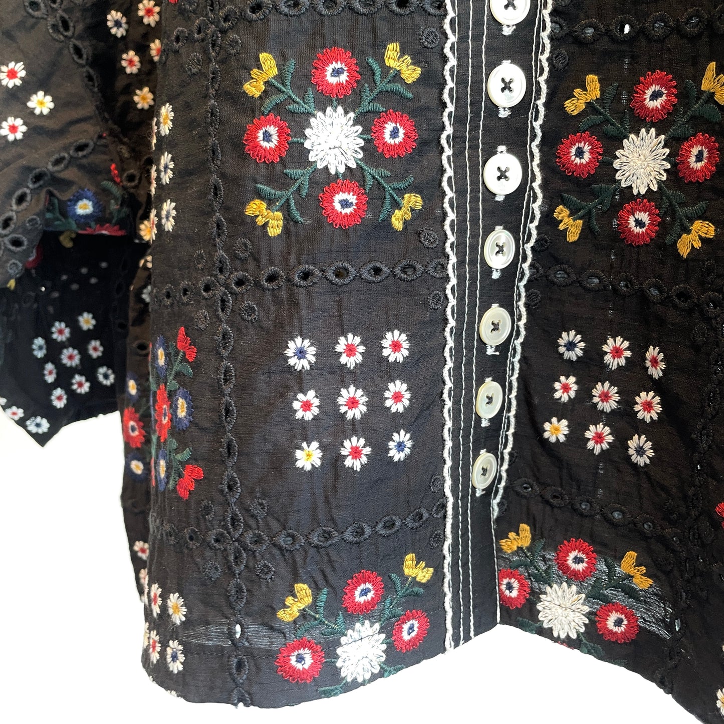 yuni//eyelet embroidely haori ブラウス 1701BL044251