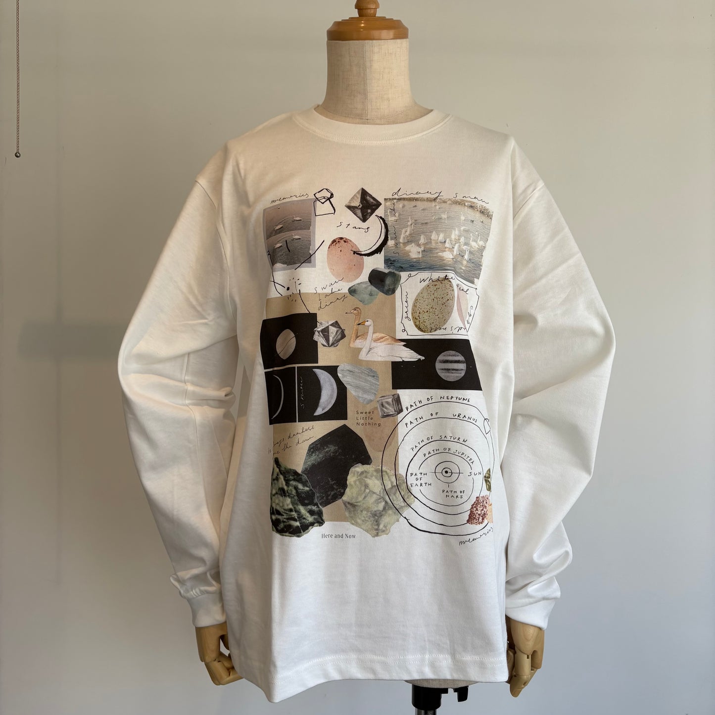 Sweet Little Nothing//月と鉱石 ロングスリーブTシャツ(Mサイズ)