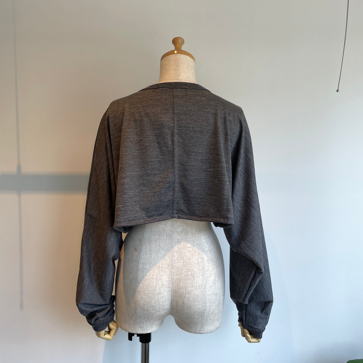 HAVERSACK //ウォッシャブルウール天竺クルーネックショートシャツ312520