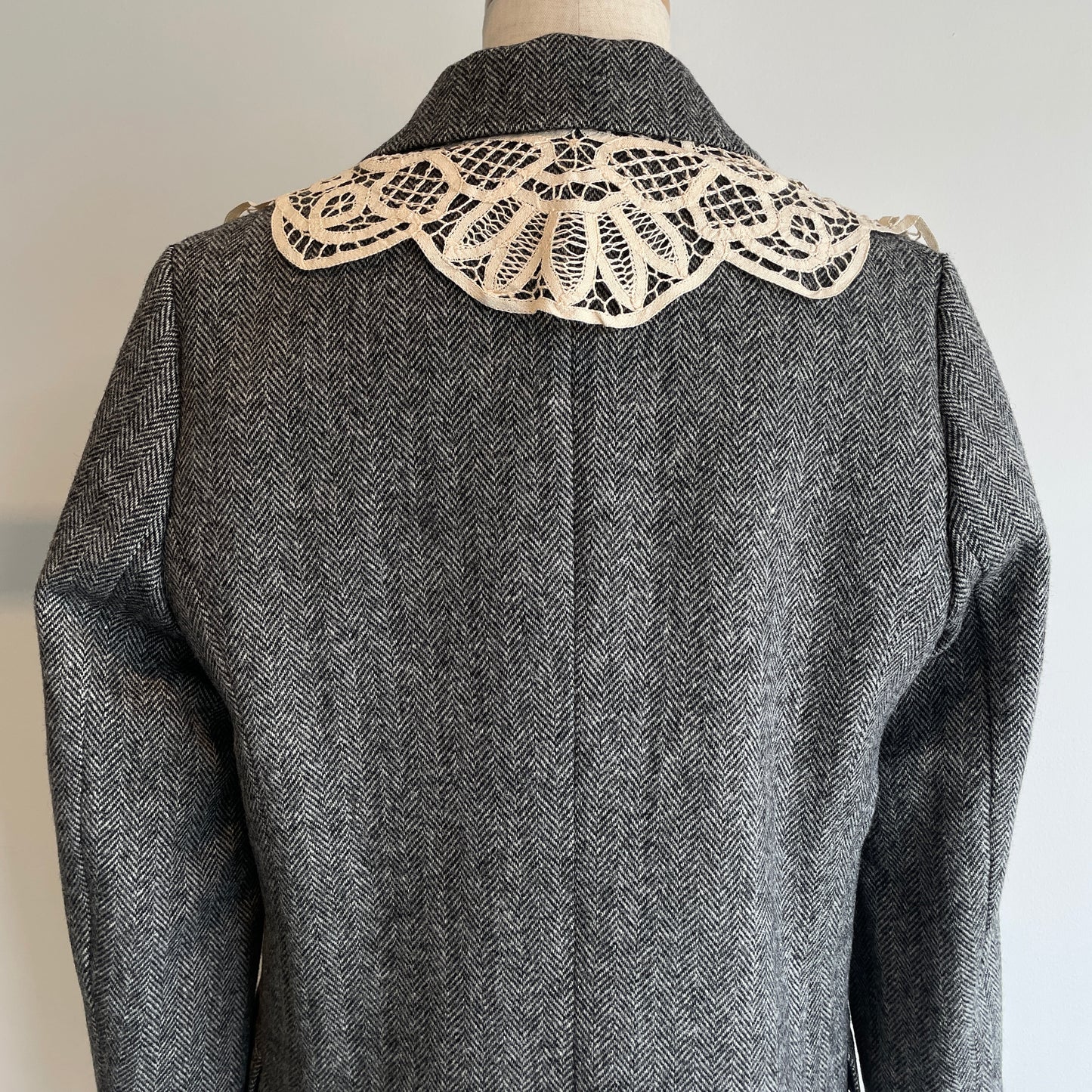 Heriter //wool herringbone jacket(つけ衿付き)H2-25-6004