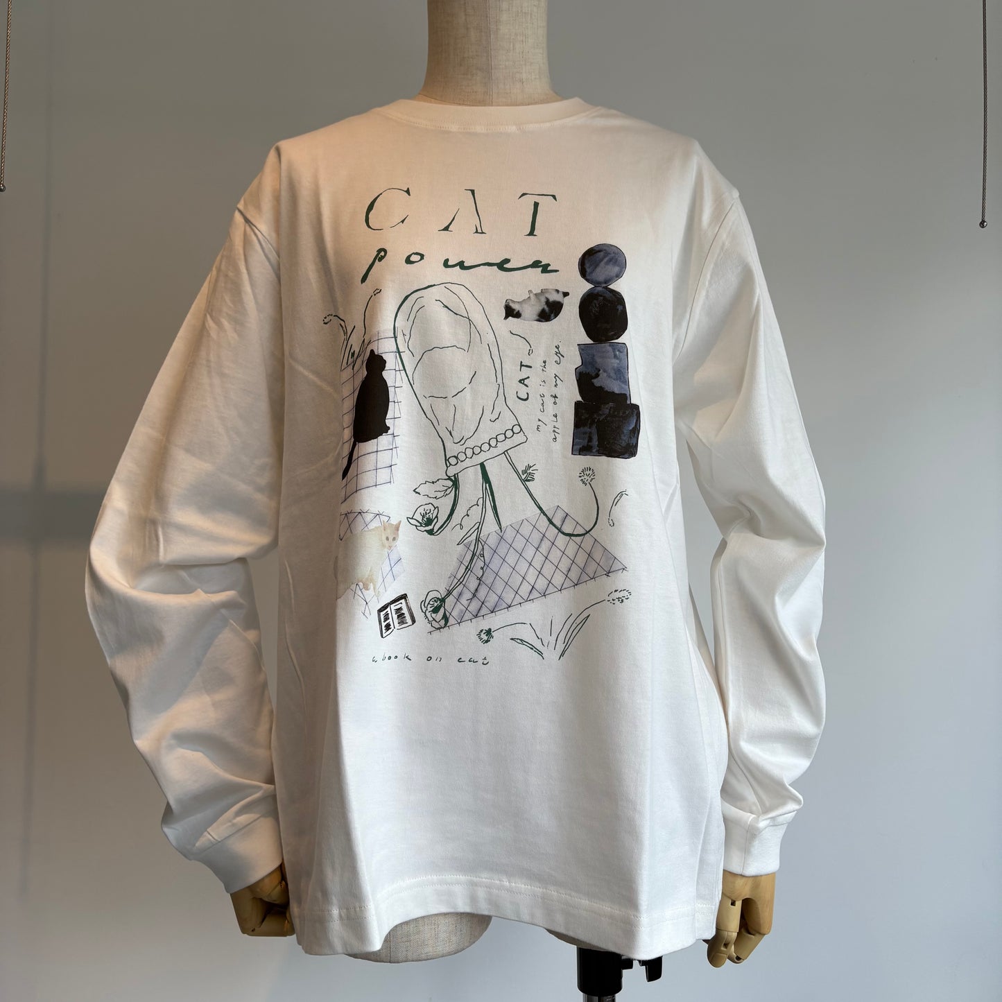 Sweet Little Nothing//catpower ロングスリーブTシャツ(Mサイズ)