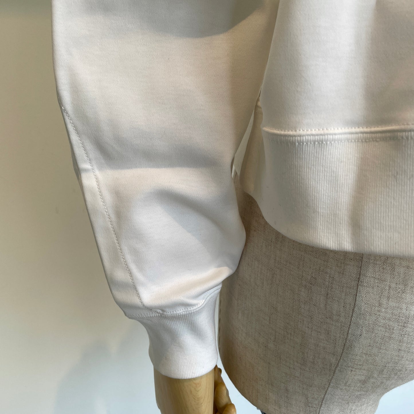 HAVERSACK //強撚スムースクルーネッククロップドラグランシャツ612601