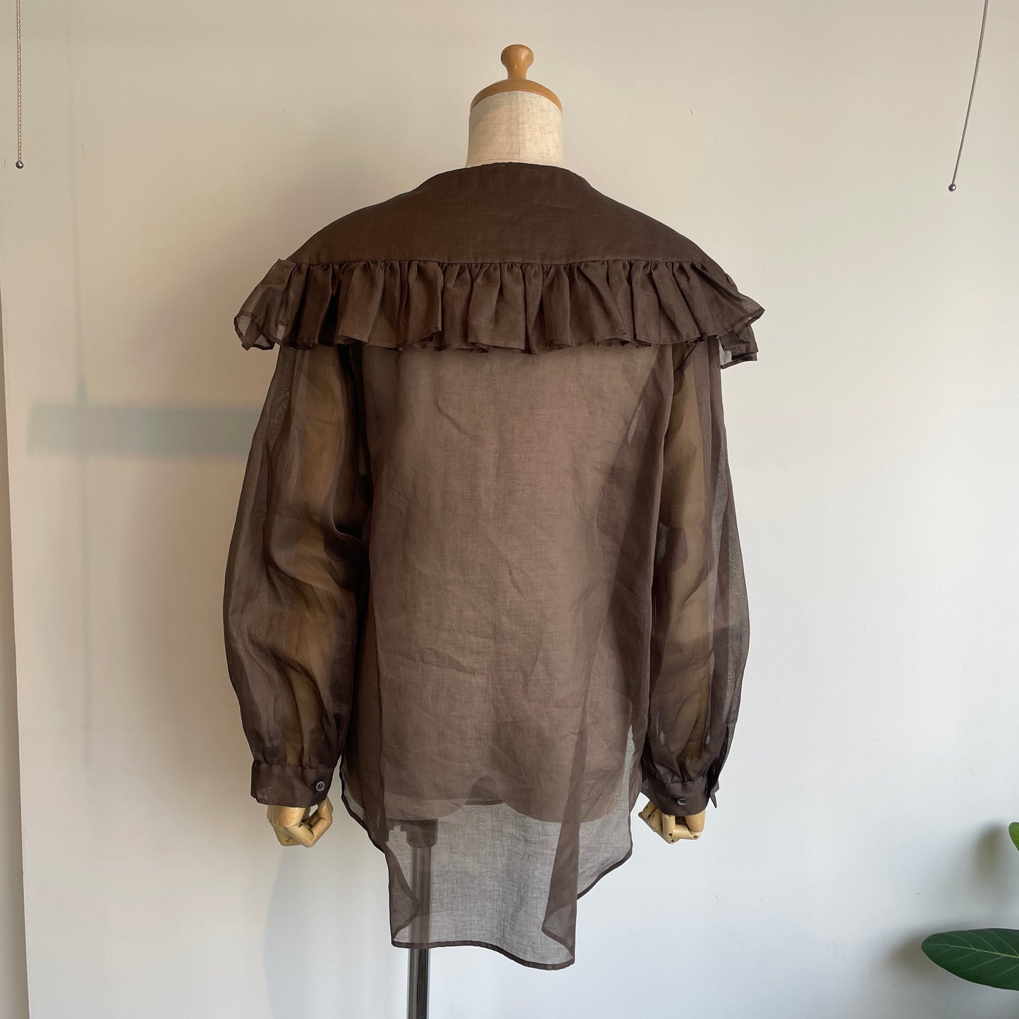 Heriter //fril collar blouse H0-00-3065