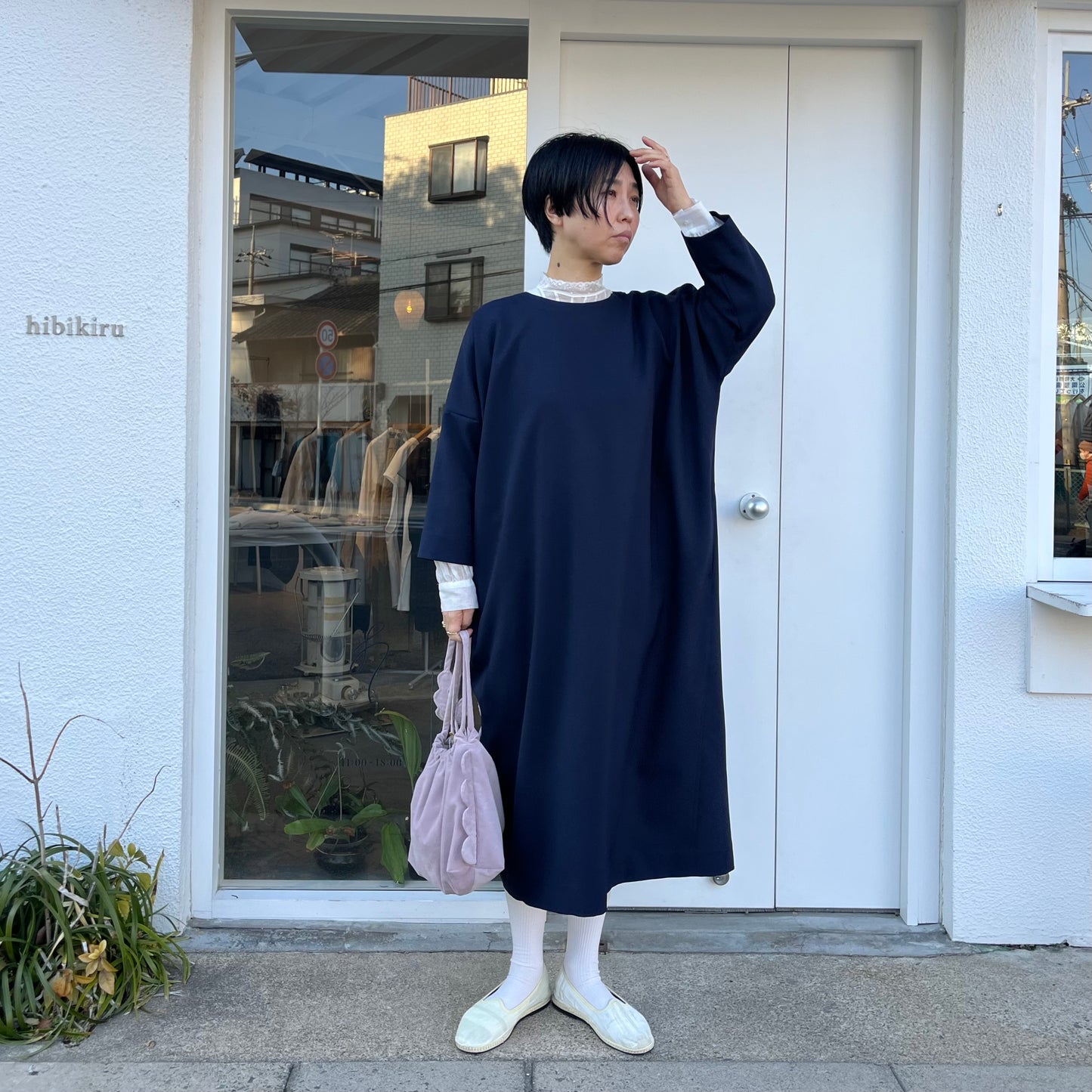 si si si//コクーンワンピース2024AW128