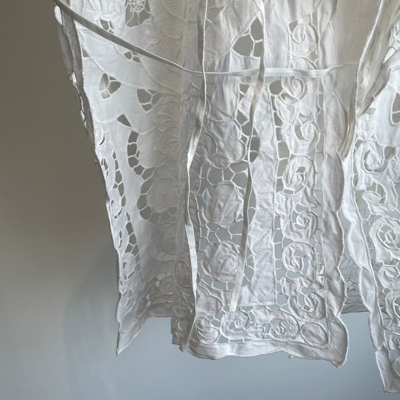 heriter//cutwork parts gilet H0-00-3029