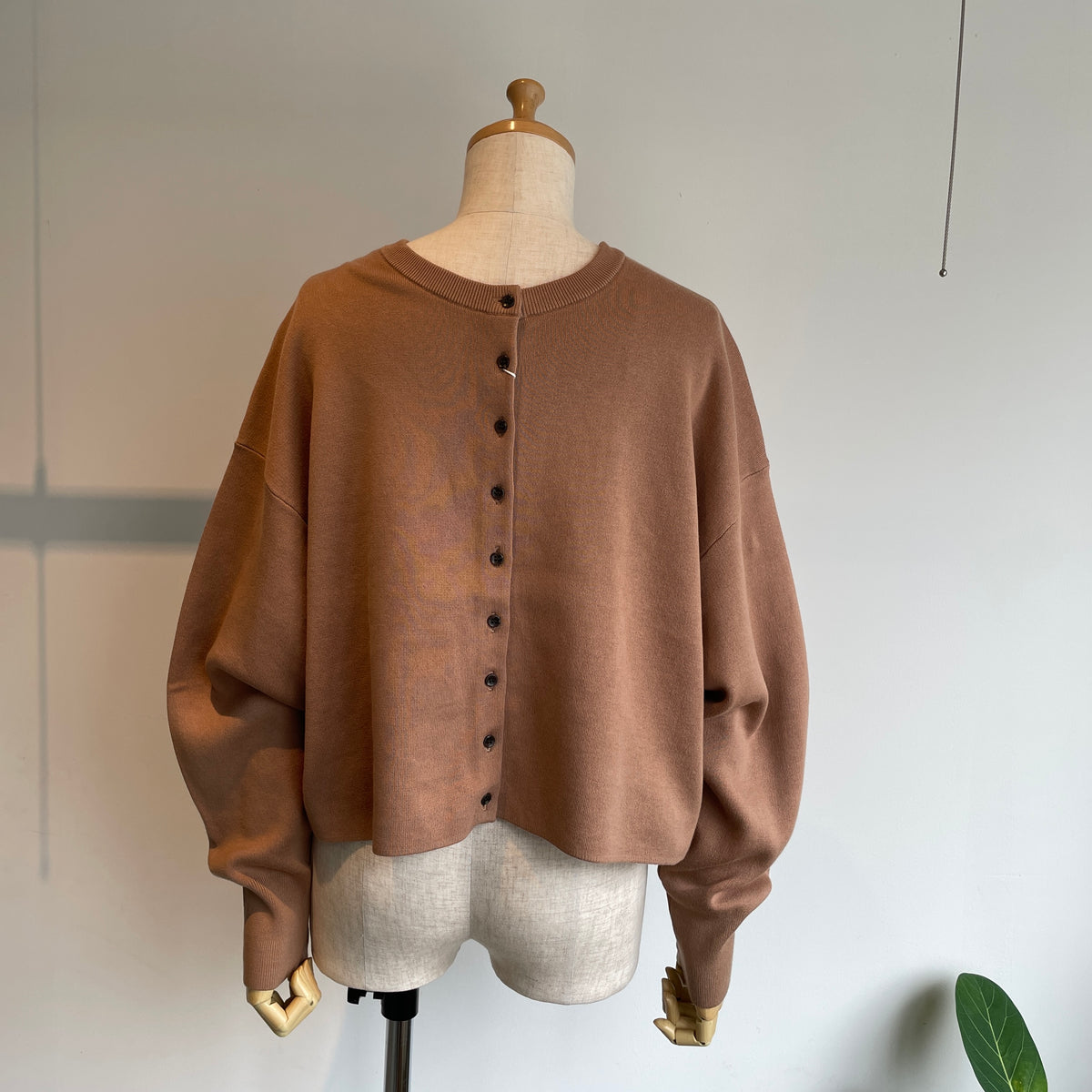 yuni//Cotton smooth short 2way カーディガン 1701KN007262