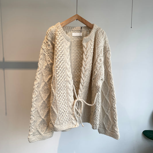 Heriter //hand aran cardigan H0-00-1002