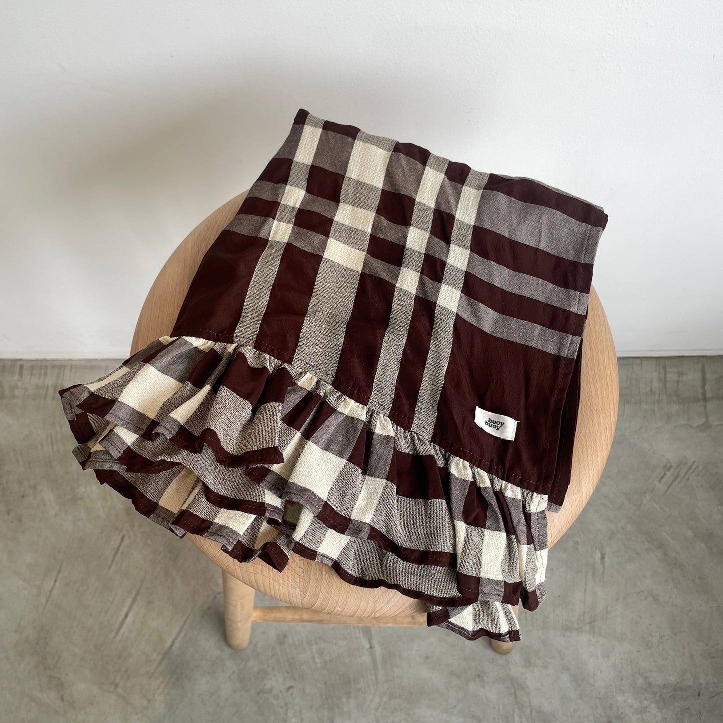 buoy buoy//Last Summer CHECK SCARF 2701MF002261