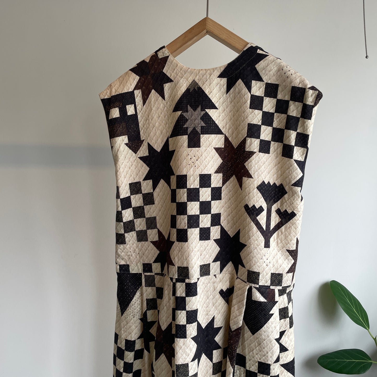 ASEEDONCLOUD //Study uniform dress(Map quit print) 252302