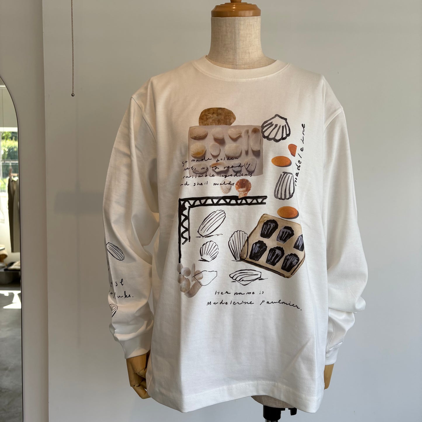 Sweet Little Nothing//madeleine ロングスリーブTシャツ(Mサイズ)