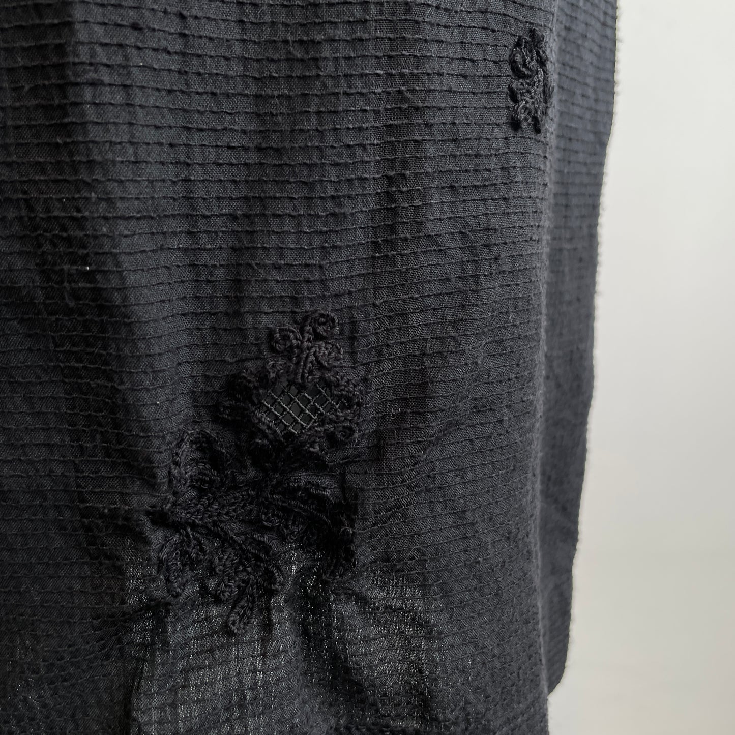 qiri//antique chain embroidery ギャザーパンツ 6301PT011261
