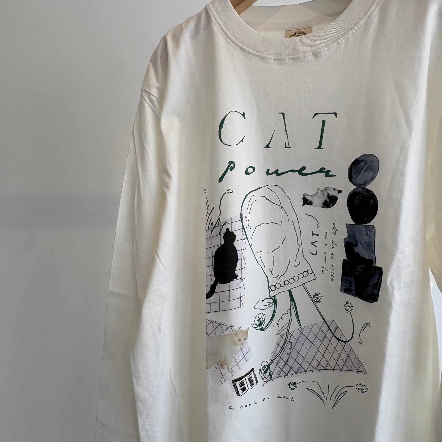 Sweet Little Nothing//catpower ロングスリーブTシャツ(Mサイズ)