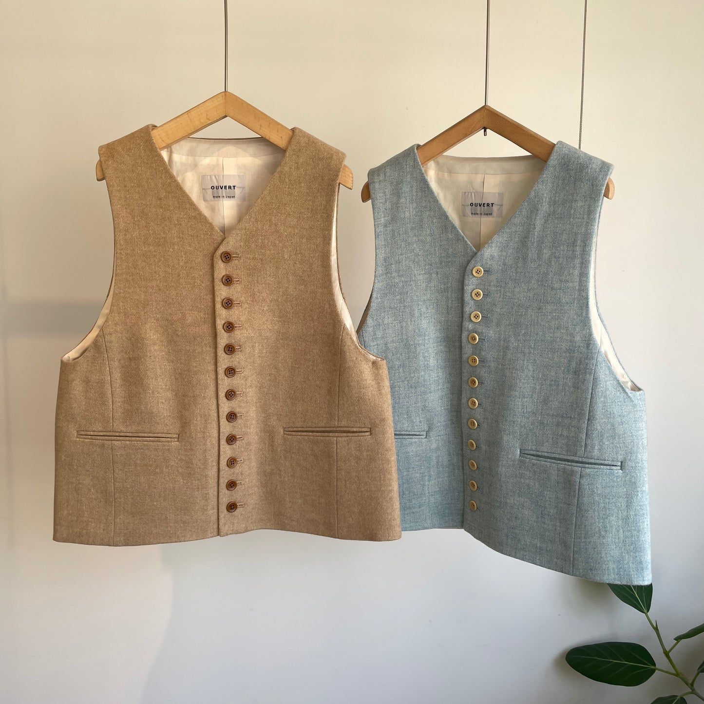 handsofcreation//英国羊毛ツイードVEST 02540409